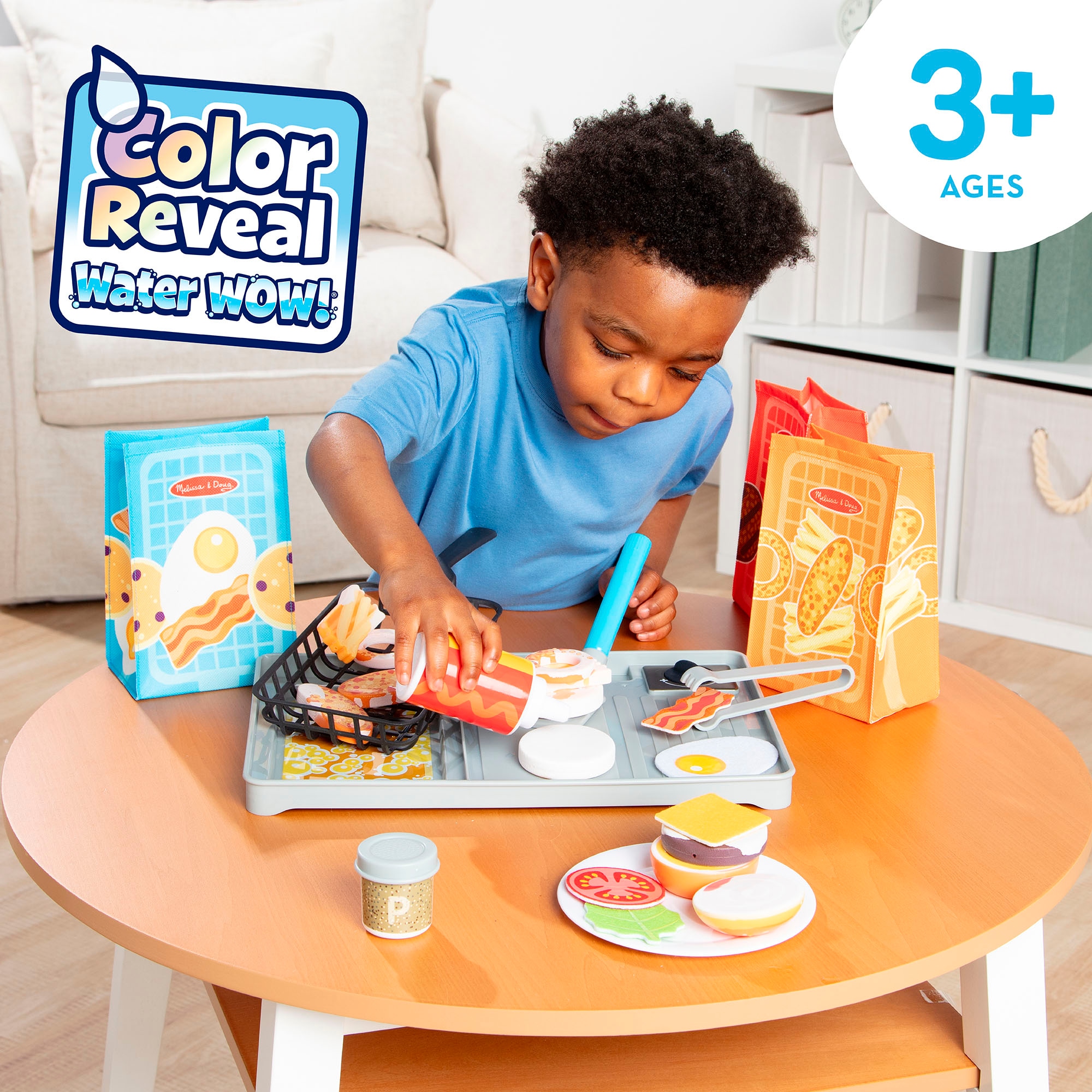 Spin Master Barbecue pour enfants »Melissa & Doug Water WOW Grill« mit Farbwechseleffekt