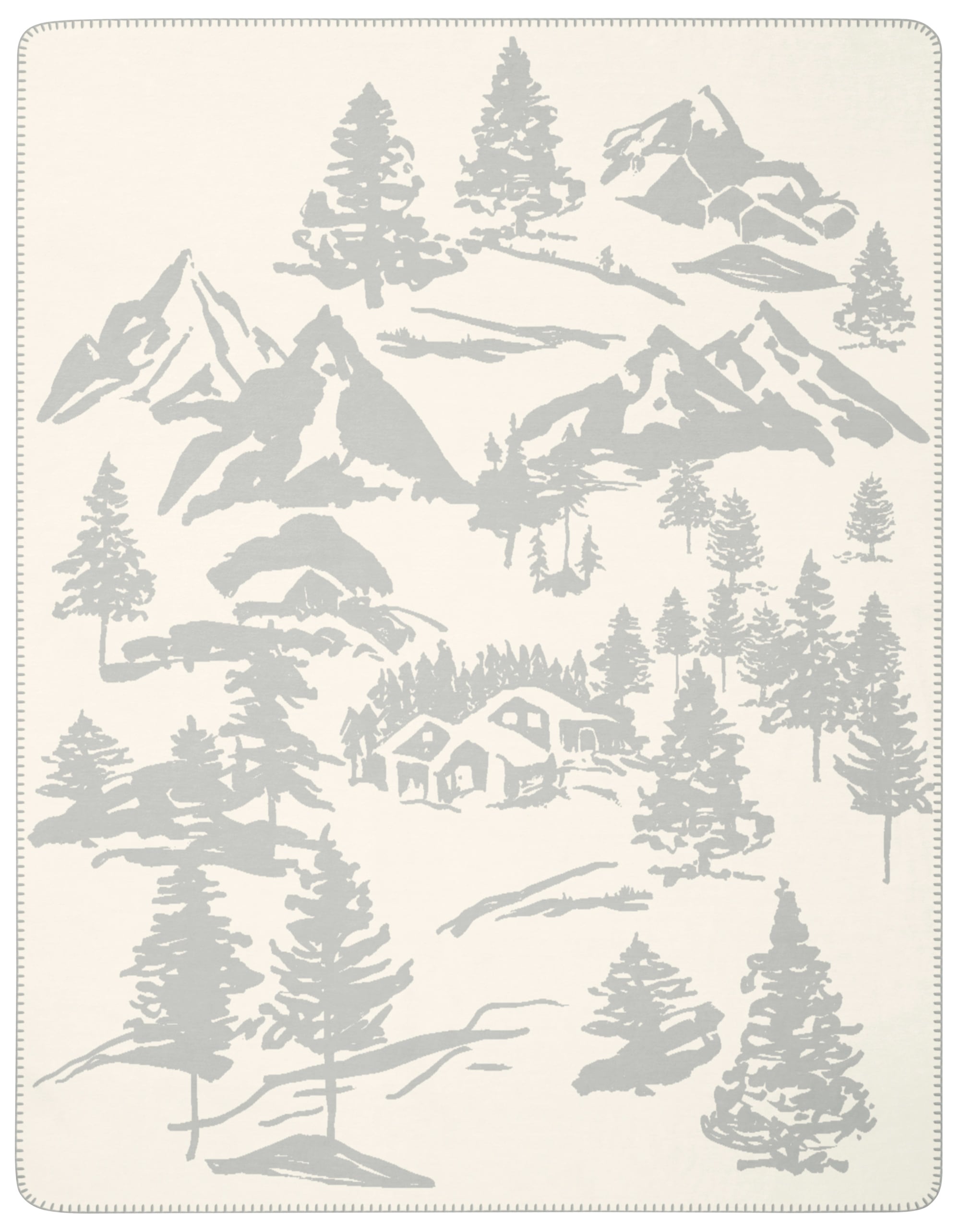 Biederlack Wohndecke »Mountain Dreams« romantischer Winter in den Bergen