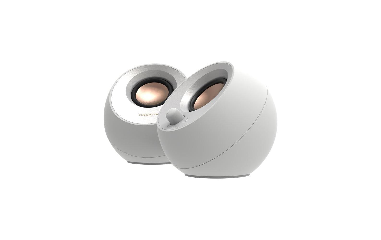 Creative Haut-parleurs pour PC »Pebble V3« 2.0 ( ajustement du volume 8 W) Bluetooth 5.0