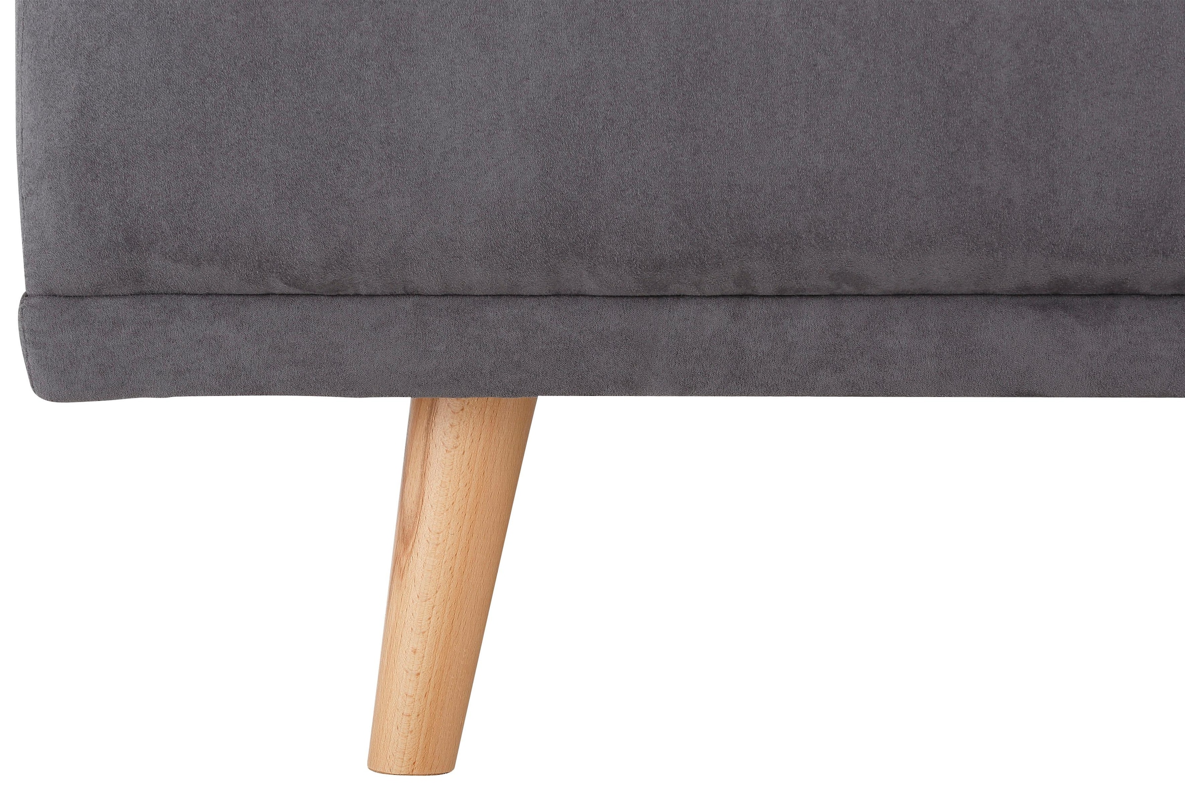 Home affaire Ecksofa »Lasse L-Form« im scandinavischen Stil mit Holzfüssen