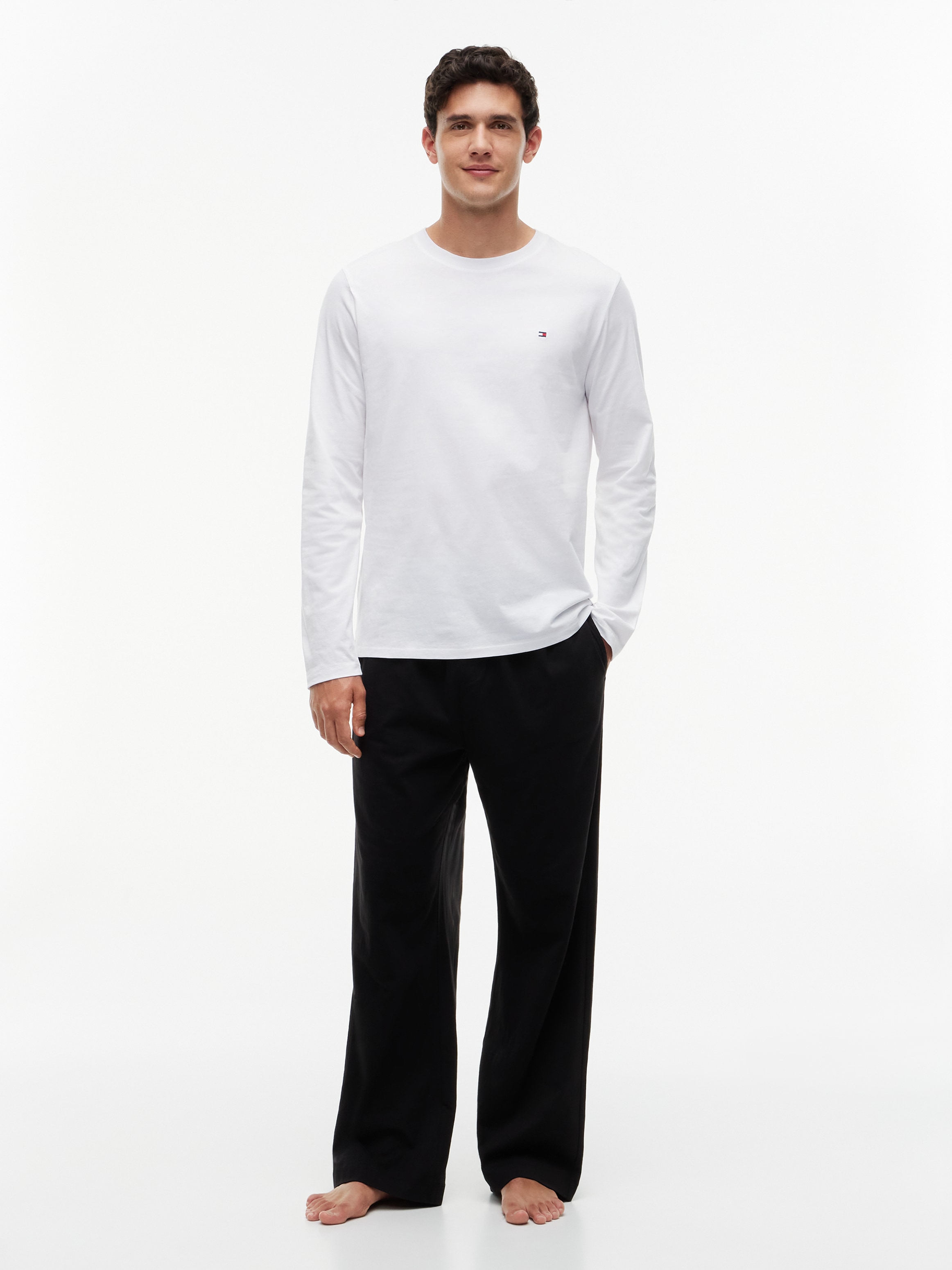 Tommy Hilfiger Underwear Pyjama »LONGSLEEVE JERSEY SET SOLID« design épuré