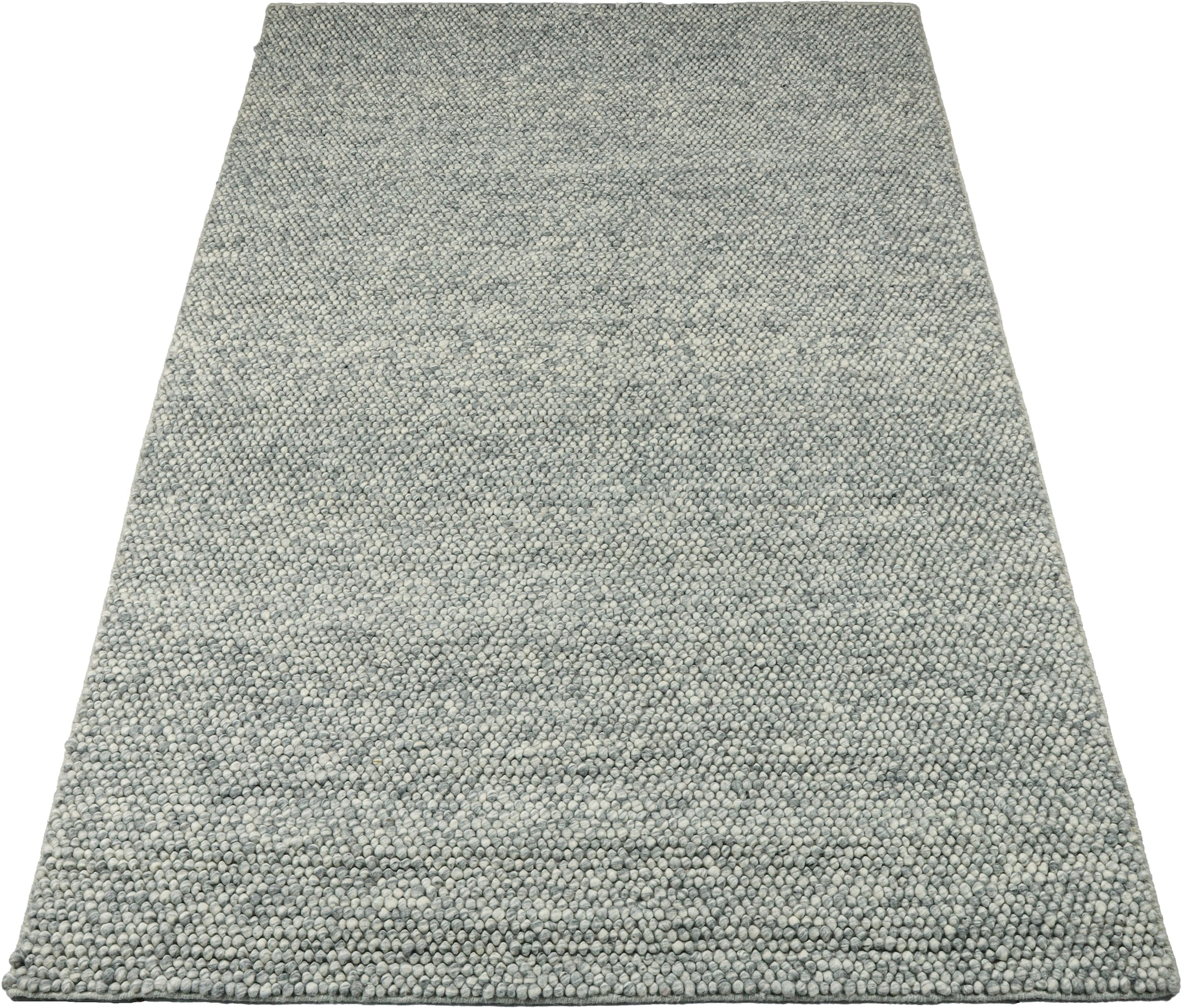 my home Wollteppich »Wolly, Wolle« rechteckig 14 mm Höhe handgewebt, Handweb Teppiche, Wohnzimmer, Schlafzimmer, Esszimmer