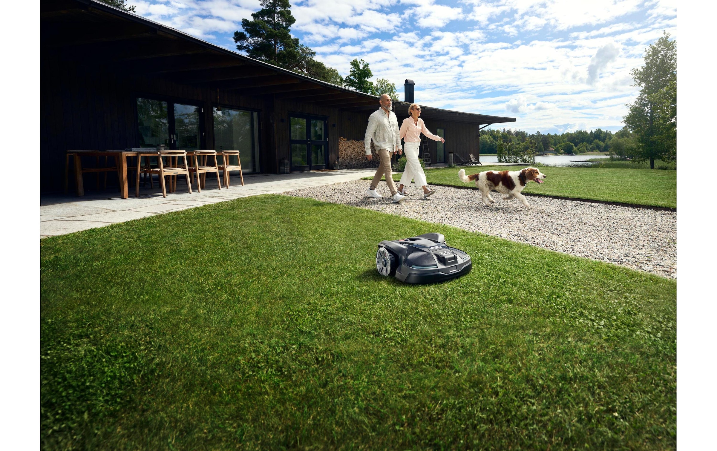 Husqvarna Robot tondeuse »Automower 430X NERA, 3200 m²«  Automatischer Rasenmäher mit LED Scheinwerfern
