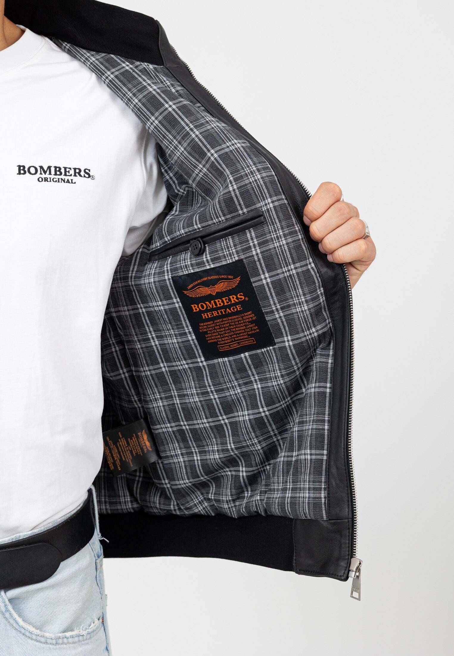 Bombers Original Lederjacke »Bombers Original Lederjacke Denver-M«