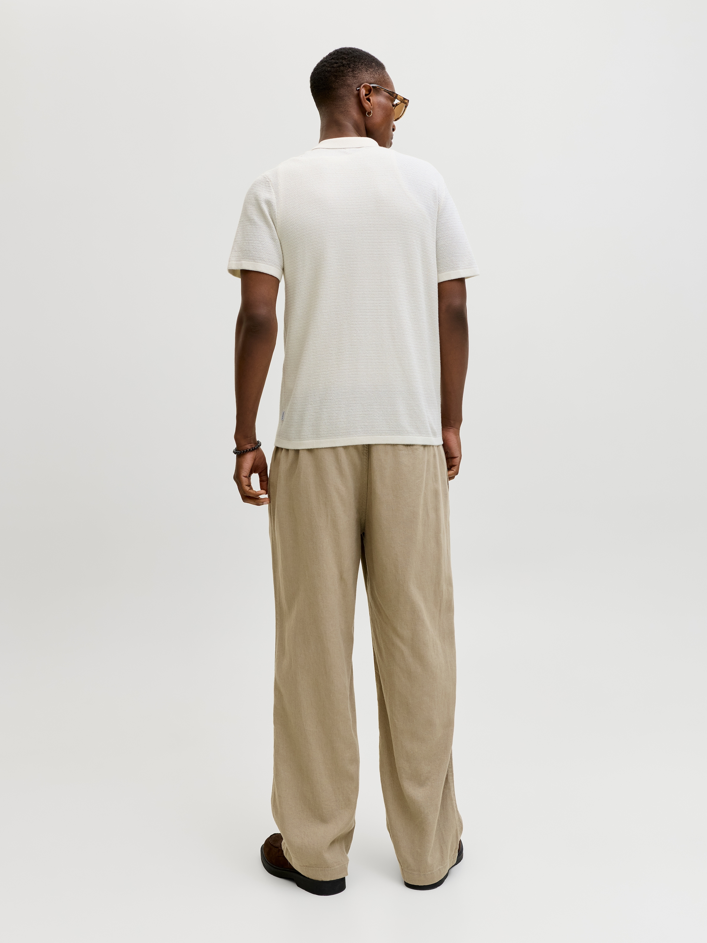 Jack & Jones Pull en tricot »JJEGEORGE KNIT SHIRT SS SN« mit Polokragen