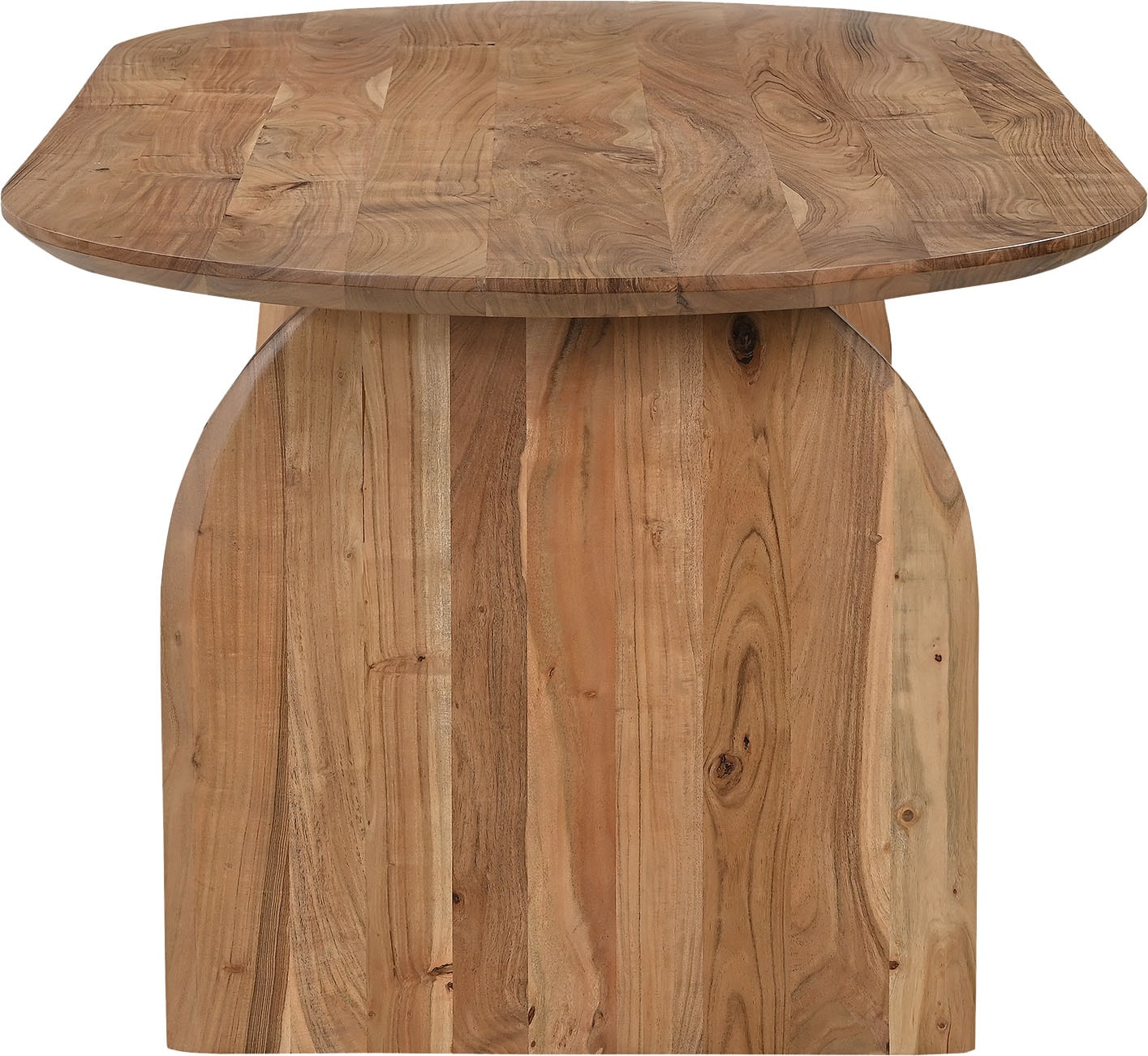 SIT Esstisch »Malmö aus Akazie 200x100 cm mit markantem Holzgestell« 1 Stk. tlg. 5 cm starke Akazienplatte mit natürlicher Maserung als Unikat
