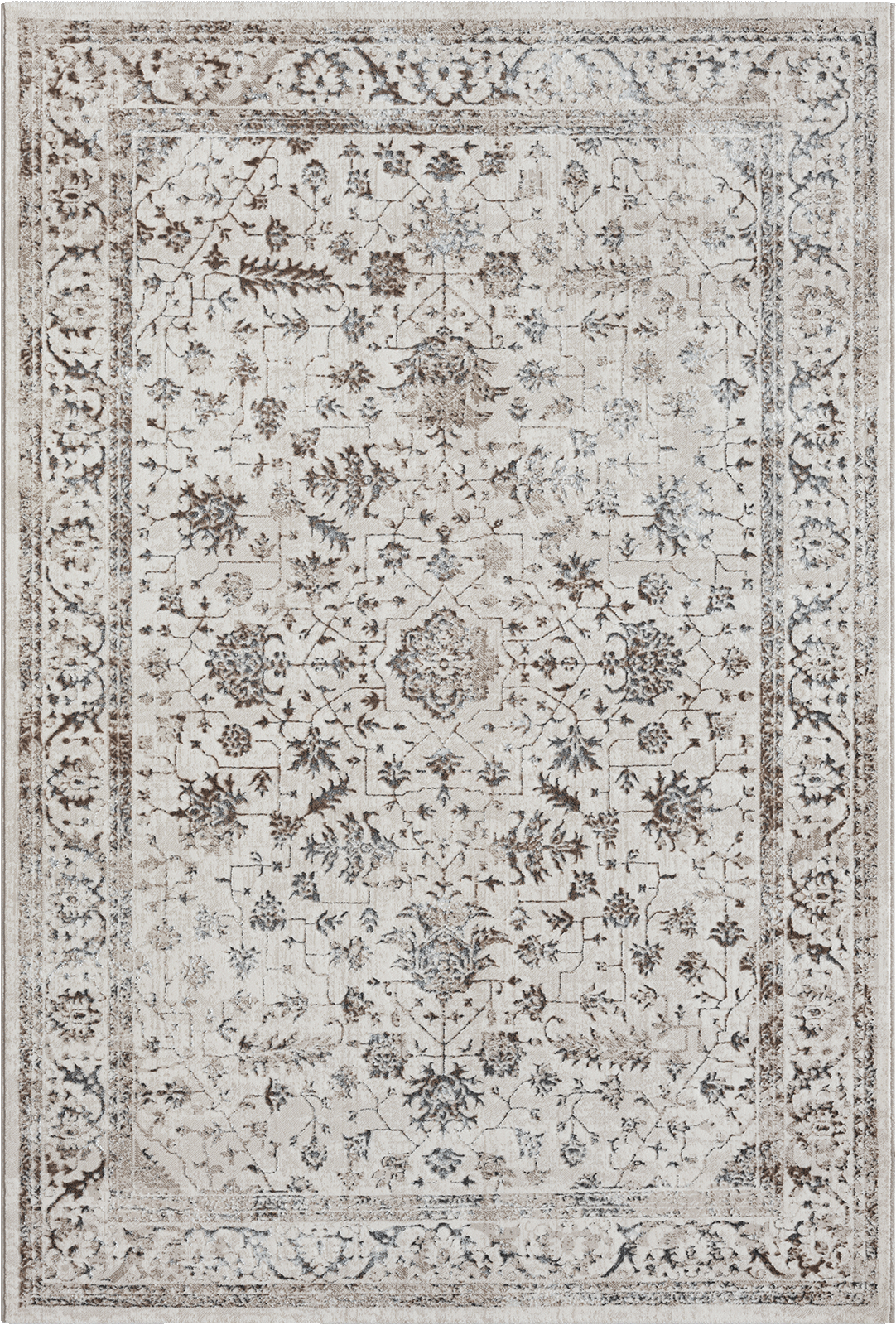 the carpet Tapis »Mila« Rectangulaire 8 mm Höhe moderner Wohnzimmer Teppich elegant glänzender Flor
