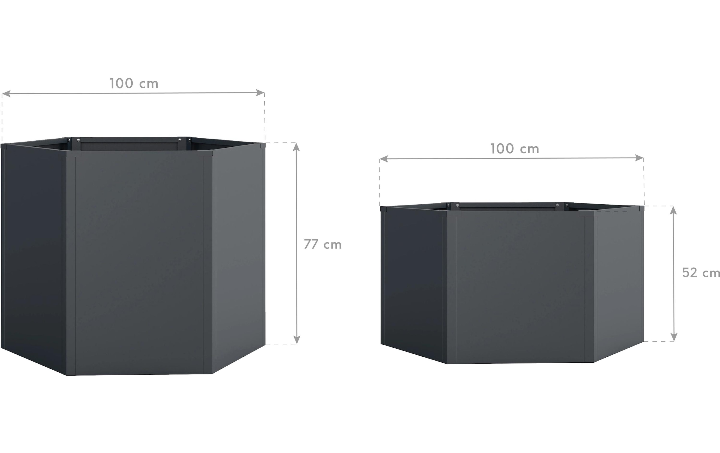 WESTMANN Lit surélevé »Varia 2er-Set« LxPxH : 200x100x77 cm