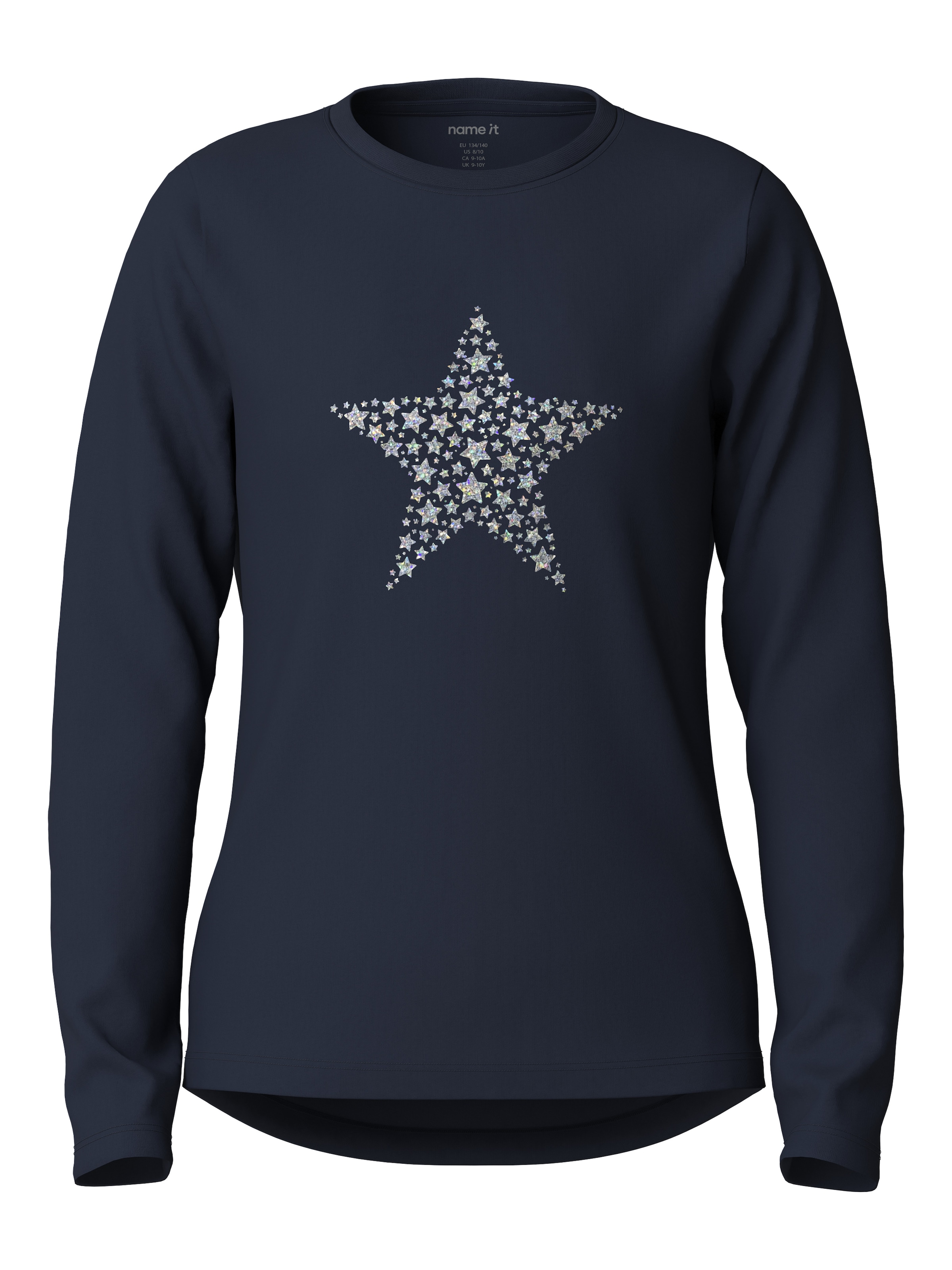 Name It Langarmshirt »NKFVIPARTY 2P LS TOP« Packung, 2 Baumwollmischung, regular fit