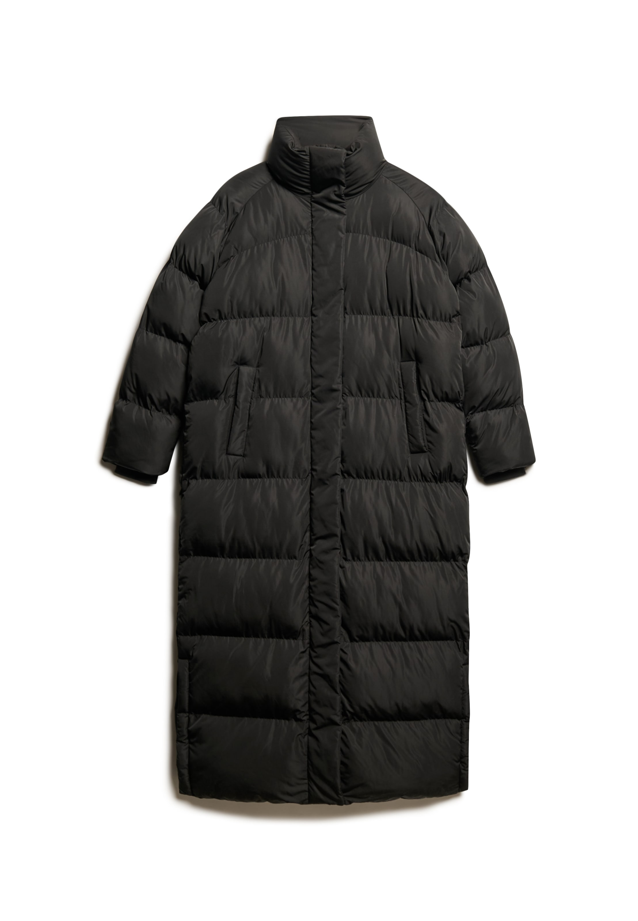 Superdry Steppjacke »MAXI LONGLINE PUFFER JACKET« mit Kapuze