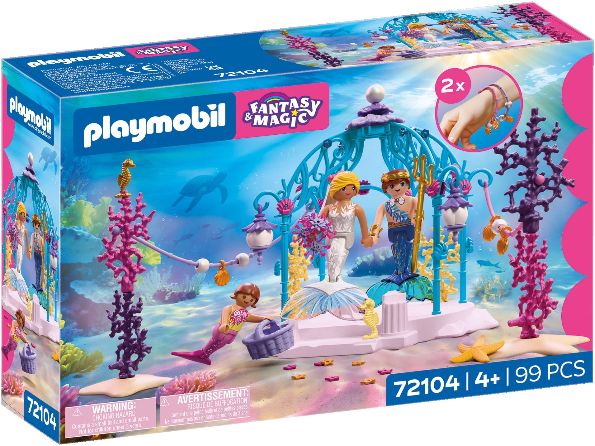 Playmobil® Konstruktions-Spielset »Unterwasserhochzeit (72104), Fantasy & Magic« Made in Europe