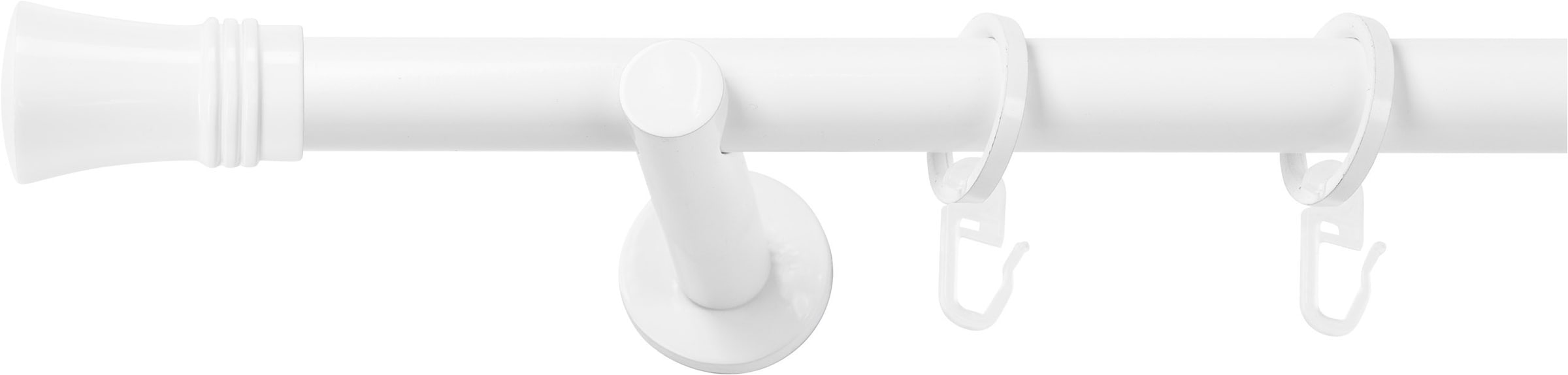 SN DECO GROUP Tringle à rideaux Ø 19 mm 1 course-läufig Fixmass;kürzbar