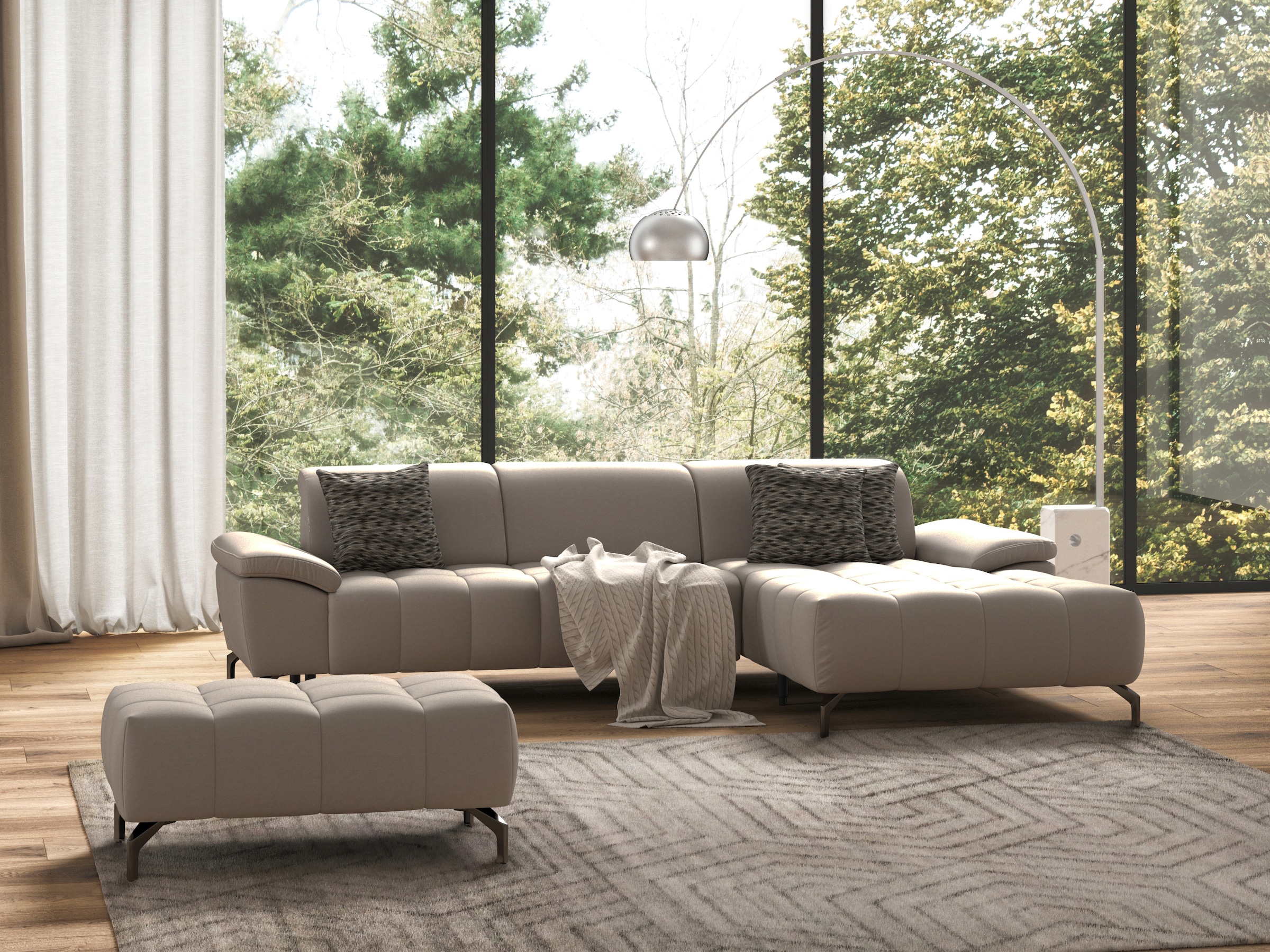 sit&more Hocker »Cool« mit schwarzen Füssen