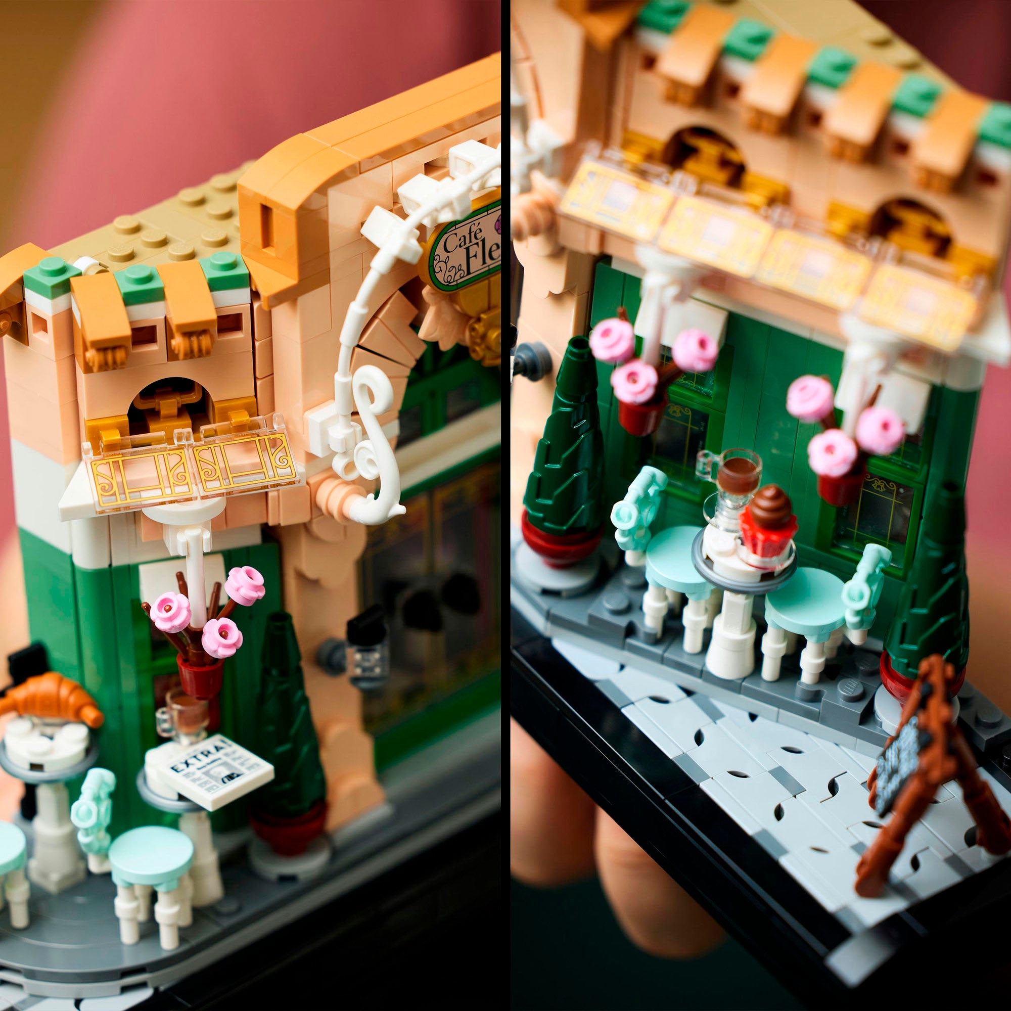 LEGO® Konstruktionsspielsteine »Französisches Café (10362), LEGO® Icons« Made in Europe