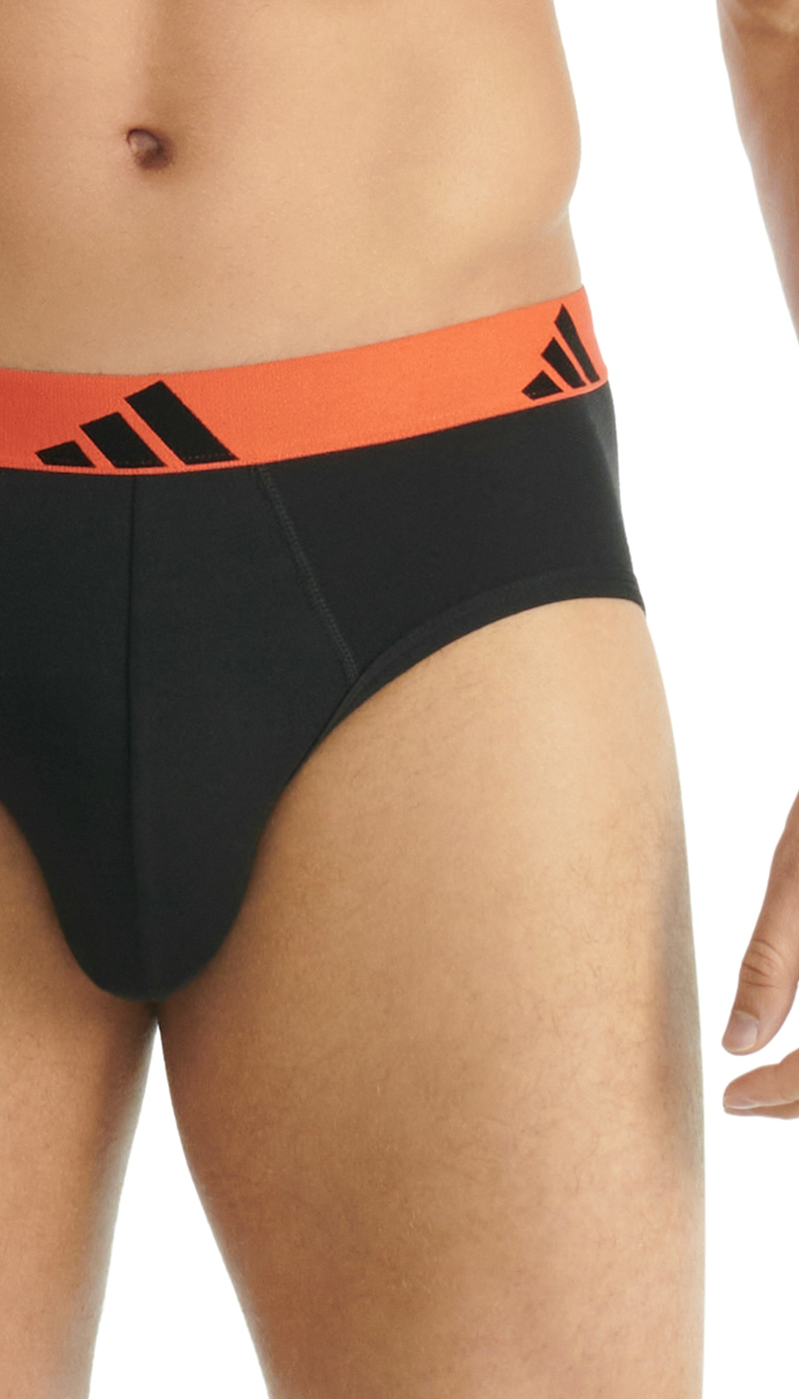 adidas Sportswear Slip »Active Flex Cotton« 3er Pack,  elastisch, Logo-Bund, scheuerfreies Tragegefühl, ohne Eingriff