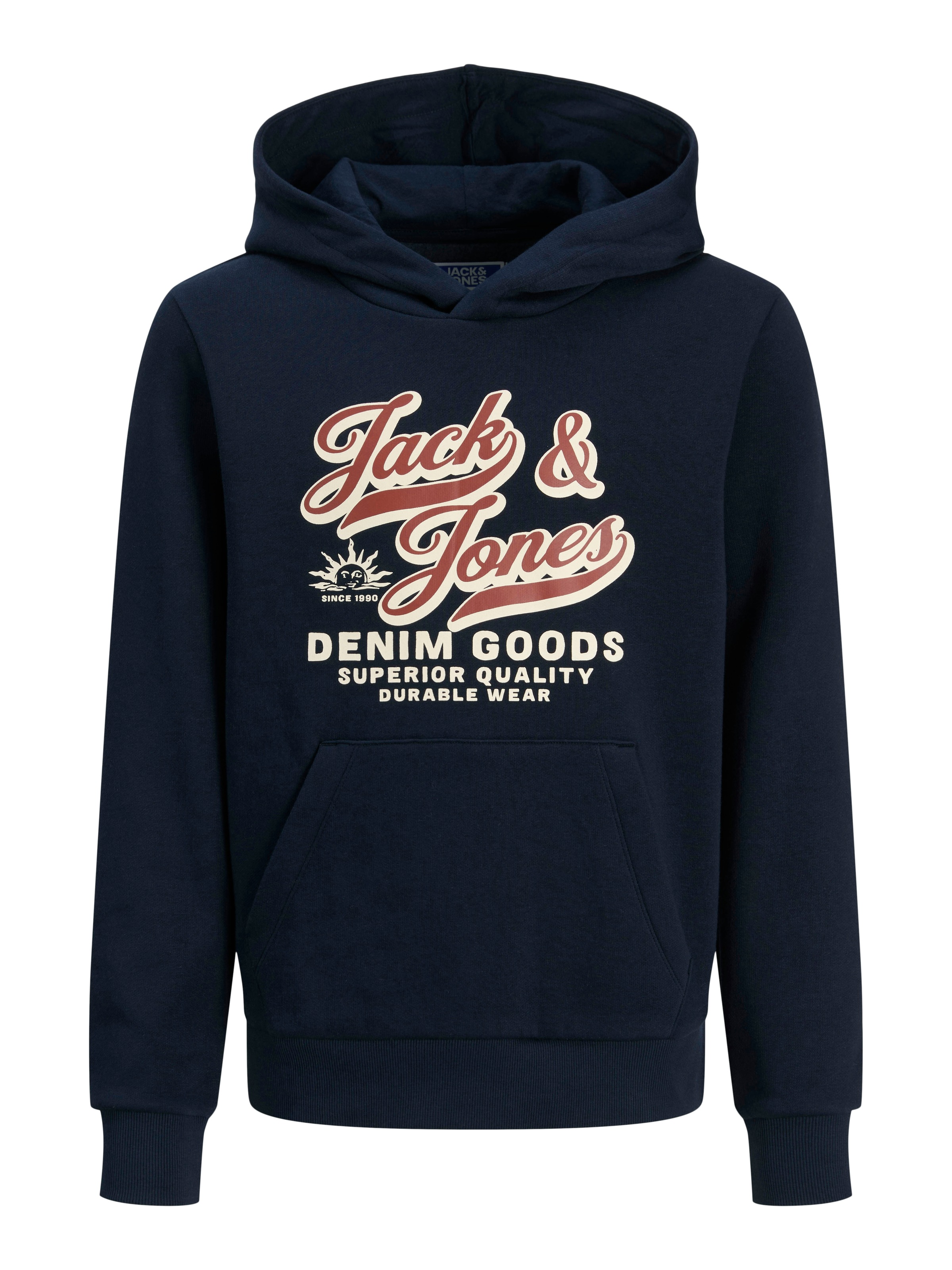 Jack & Jones Junior Kapuzensweatshirt »JJELOGO SWEAT HOOD 2 COL AW25 NOOS JNR«
