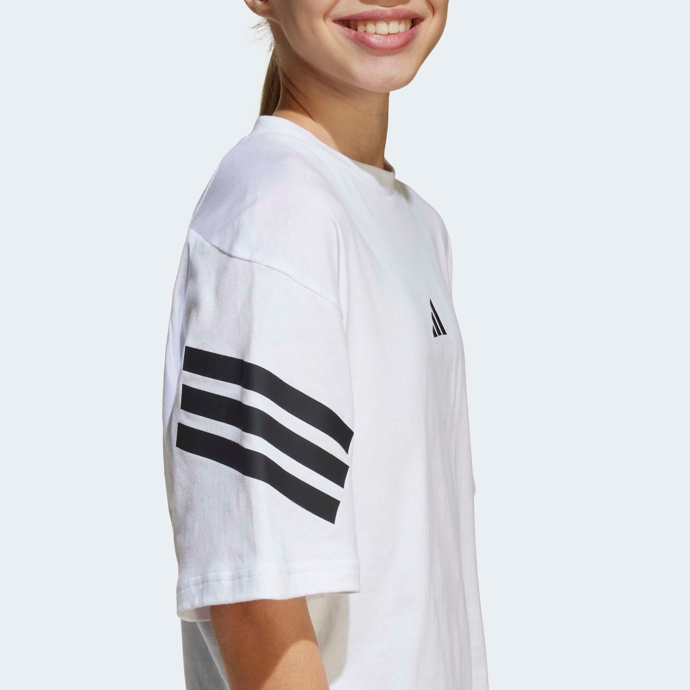 adidas Sportswear T-Shirt »J FI 3S T« lockerer Schnitt, sportlicher Stil, Rundhalsausschnitt