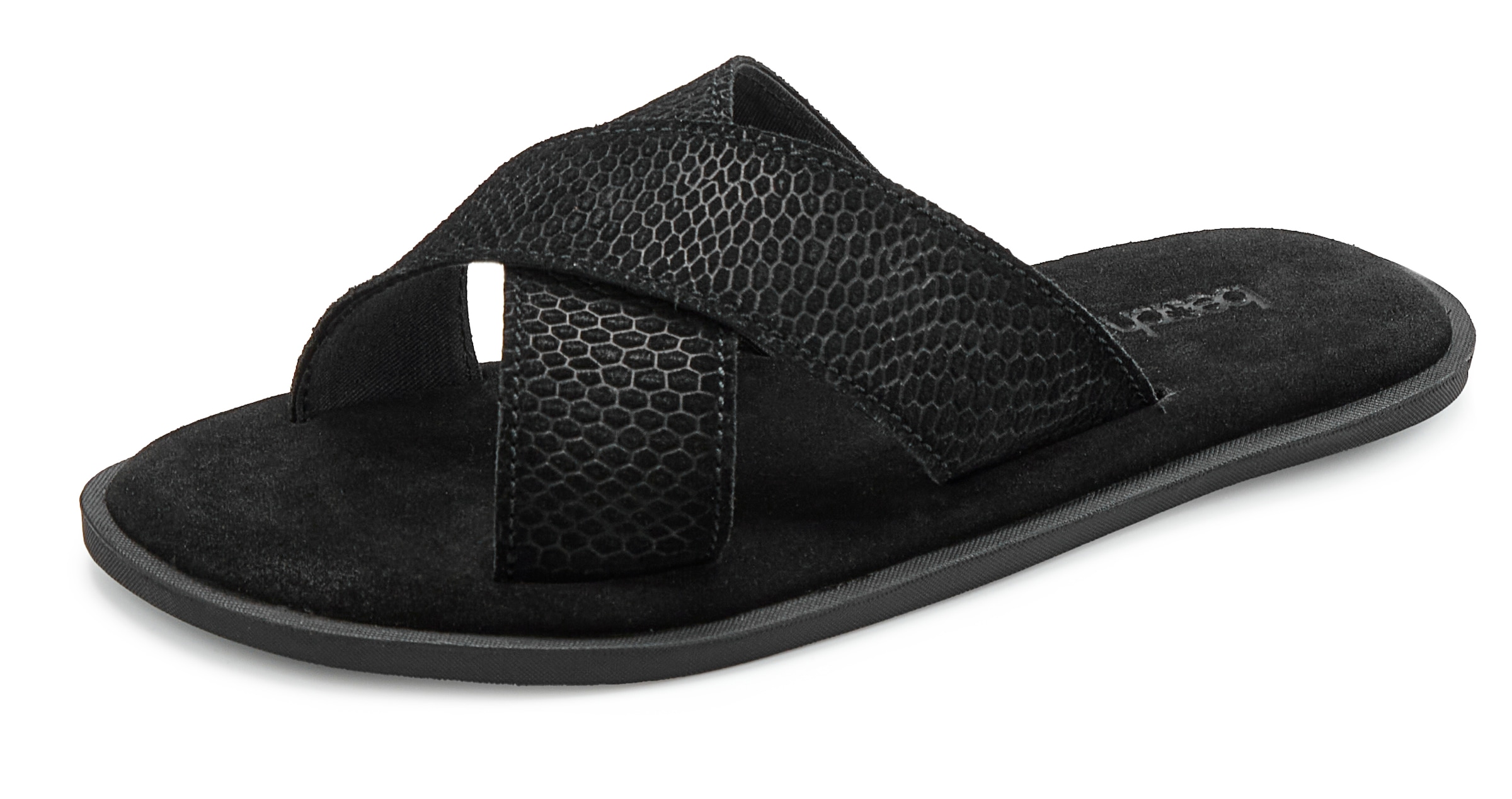 Beachtime Pantolette »Sommerschuhe, offener Schuh, Sandale«  NOUVEAU en cuir souple avec semelle légère