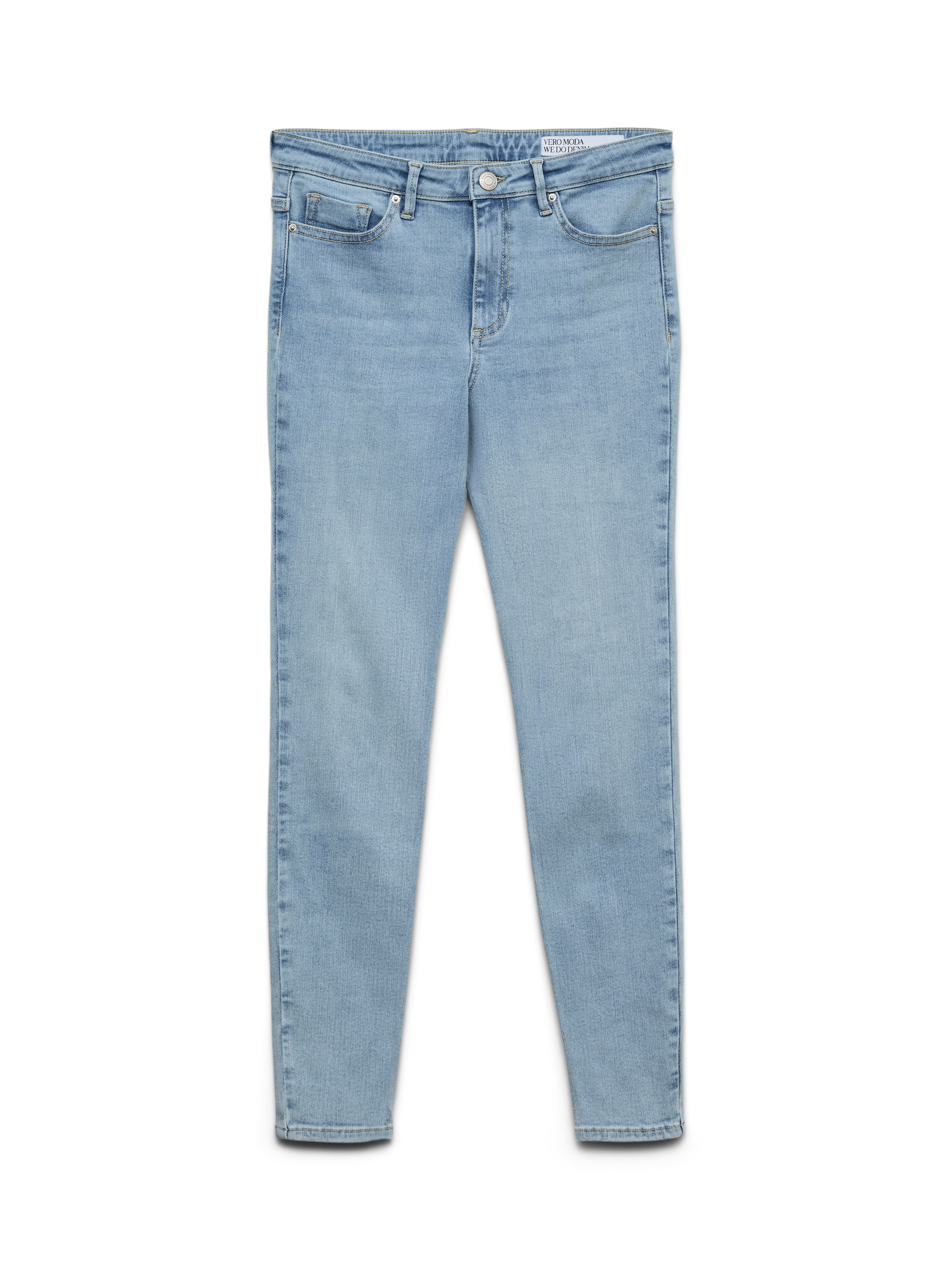Vero Moda Jeans skinny »VMPOLLY MR SKINNY JEANS RA3056 NOOS« Mélange coton, coupe skinny, taille normale