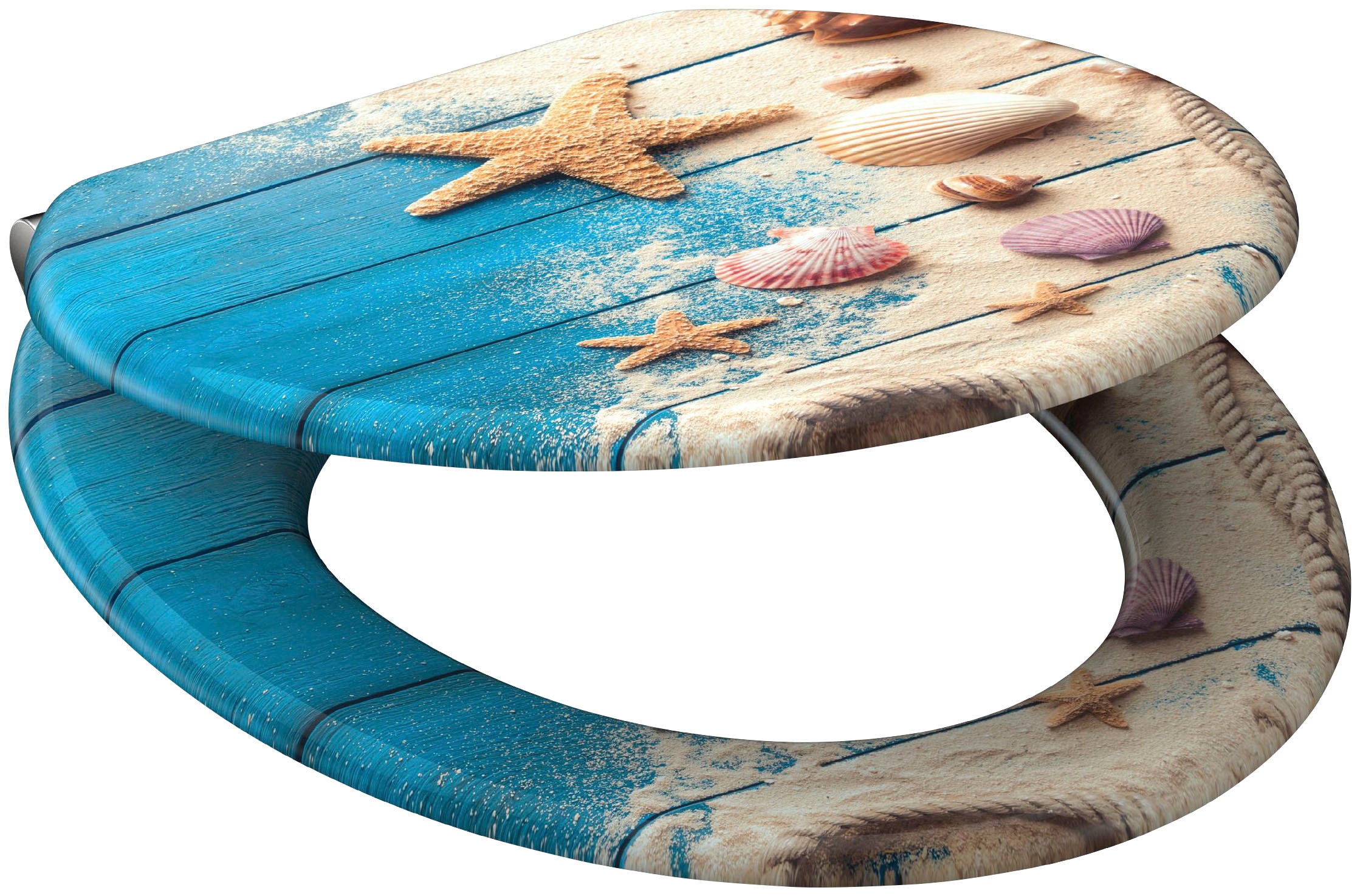 Schütte WC-Sitz »BEACH AND WOOD« Toilettendeckel, mit Absenkautomatik