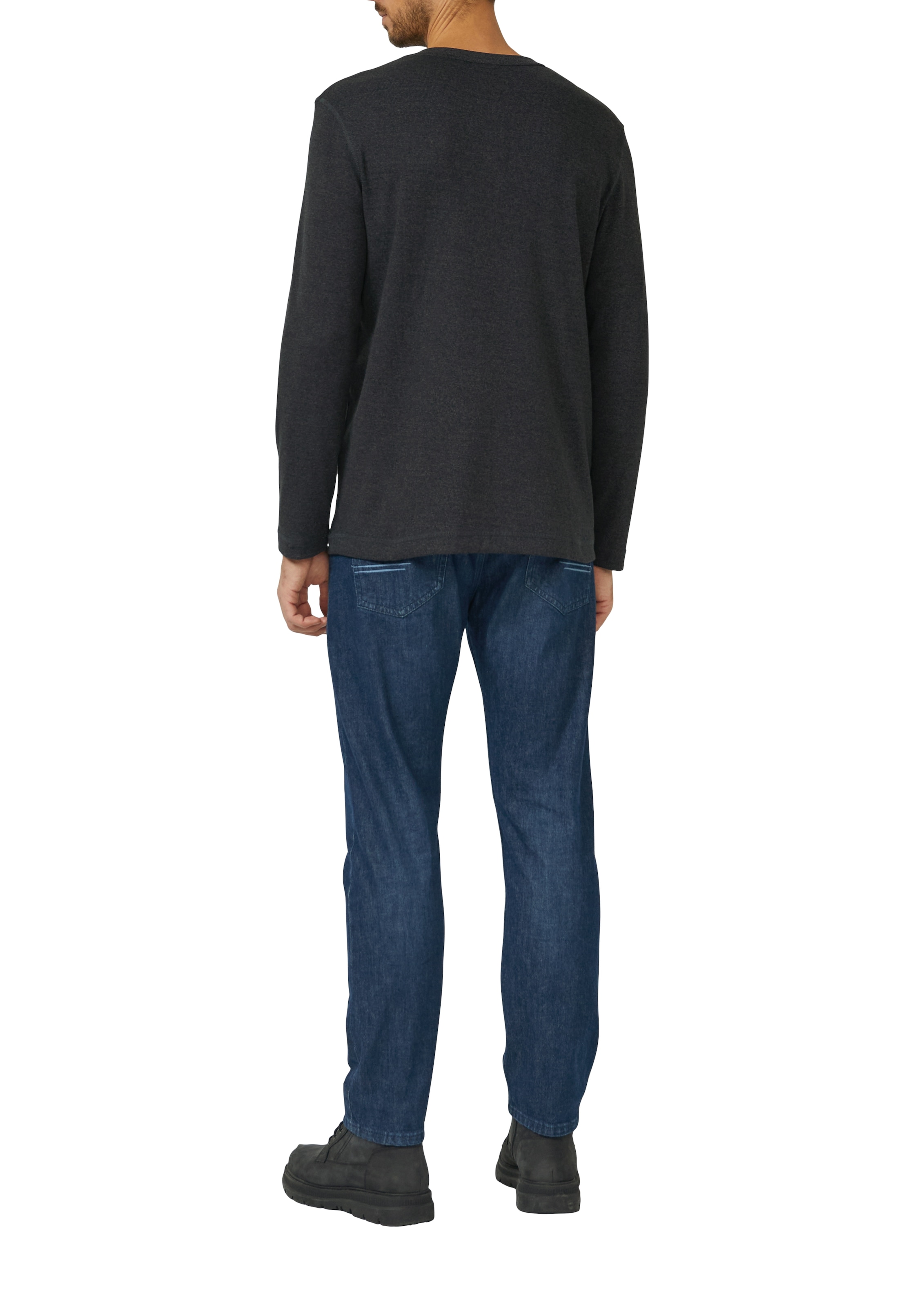 s.Oliver T-shirt à manches longues mit Knopfleiste