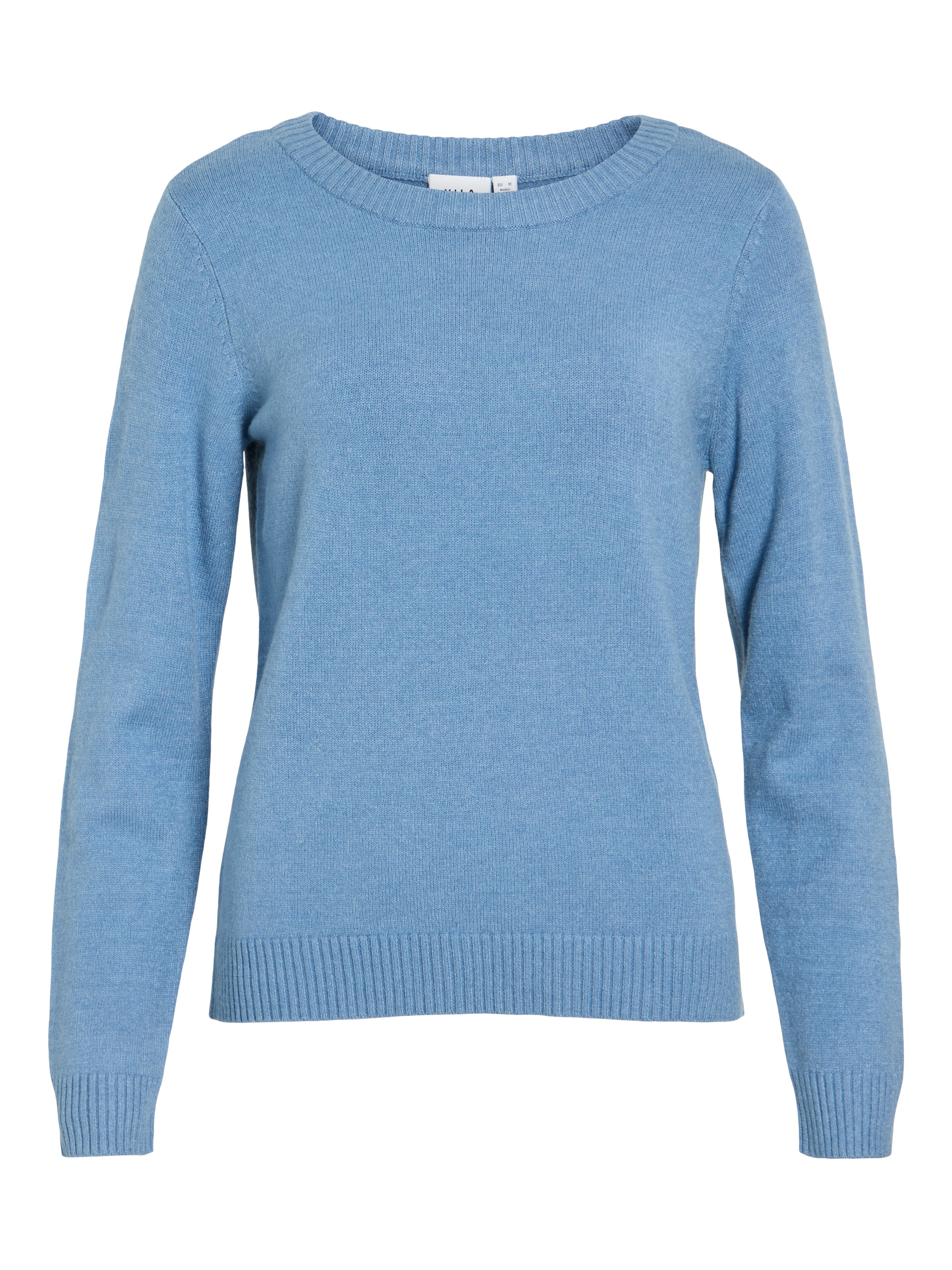 Vila Pull à col rond »VIRIL O-NECK L/S  KNIT TOP - NOOS« mélange viscose, coupe régulière