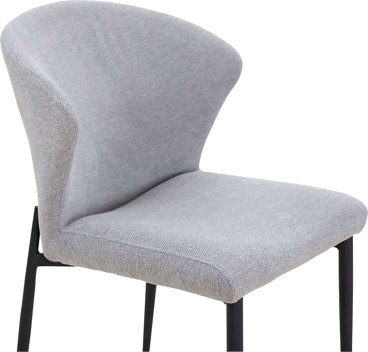 SalesFever Esszimmerstuhl »Dallas 2er-Set« (Set) 2 Stk.mit Metallgestell,  B 63, H 87, T 56 cm