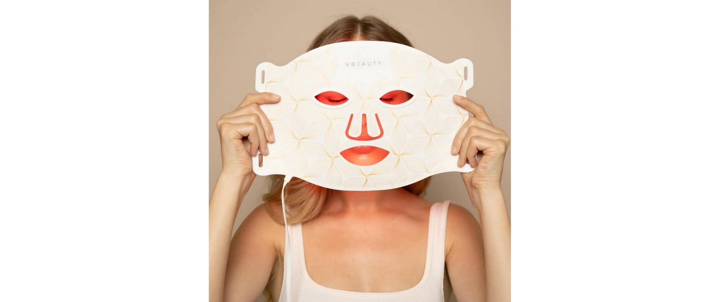   LED-Gesichtsmaske »VBEAUTY GlowAge LED« Sieben verschiedene LED-Lichtfarben für massgeschneiderte Hautpflege