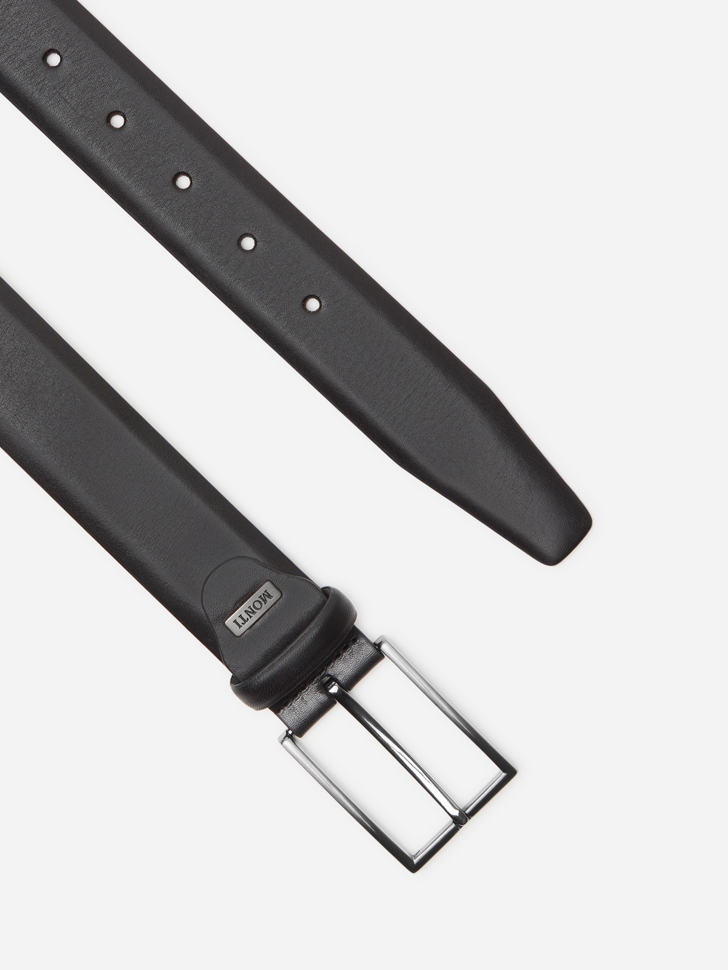MONTI Ceinture en cuir »BORDEAUX« légèrement mat, élégant, avec logo