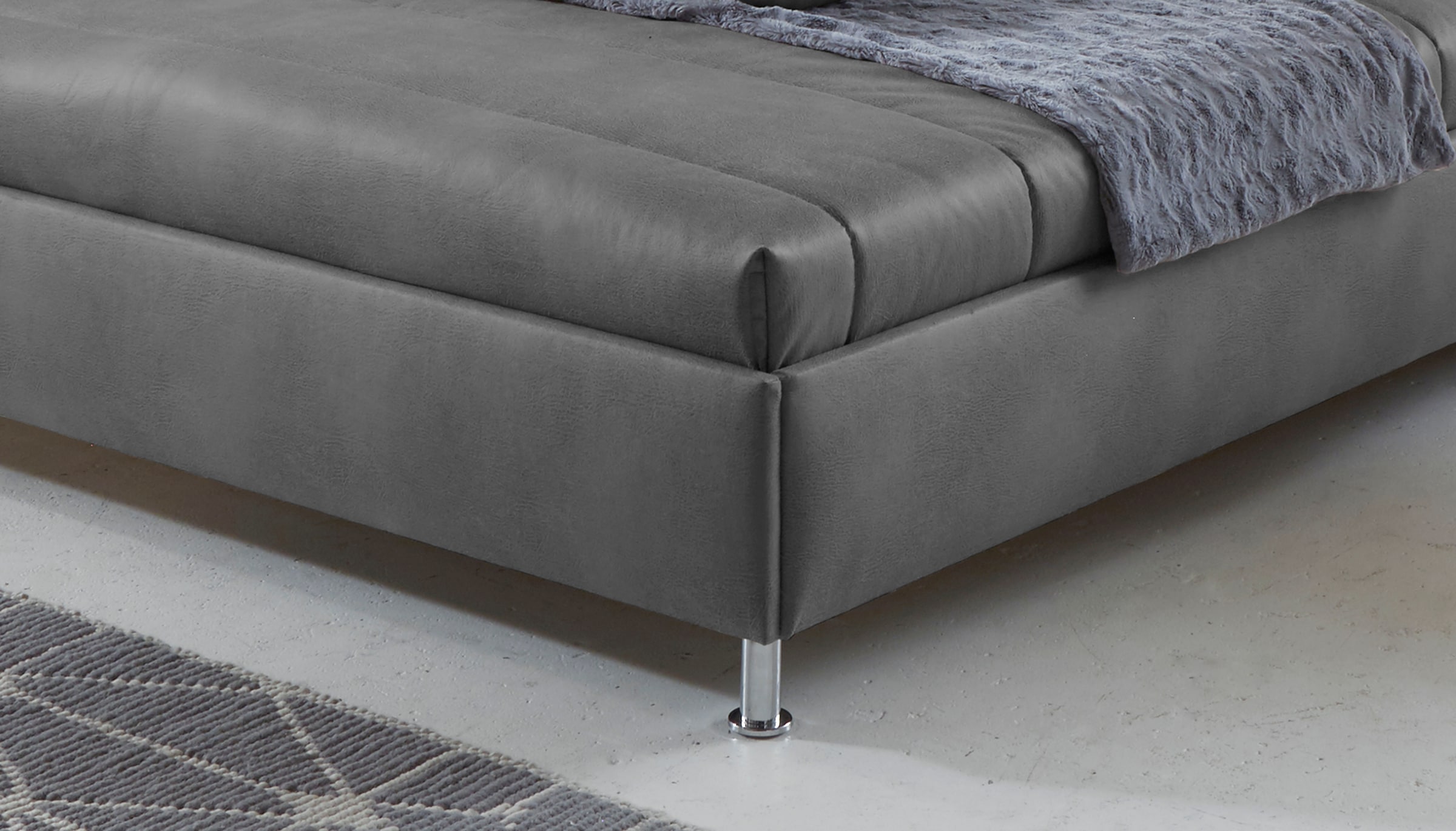 Westfalia Schlafkomfort Polsterbett »Altea in 3 Grössen verfügbar« pflegeleicht mit Polsterung, robust, mit vormontierten Schrauben