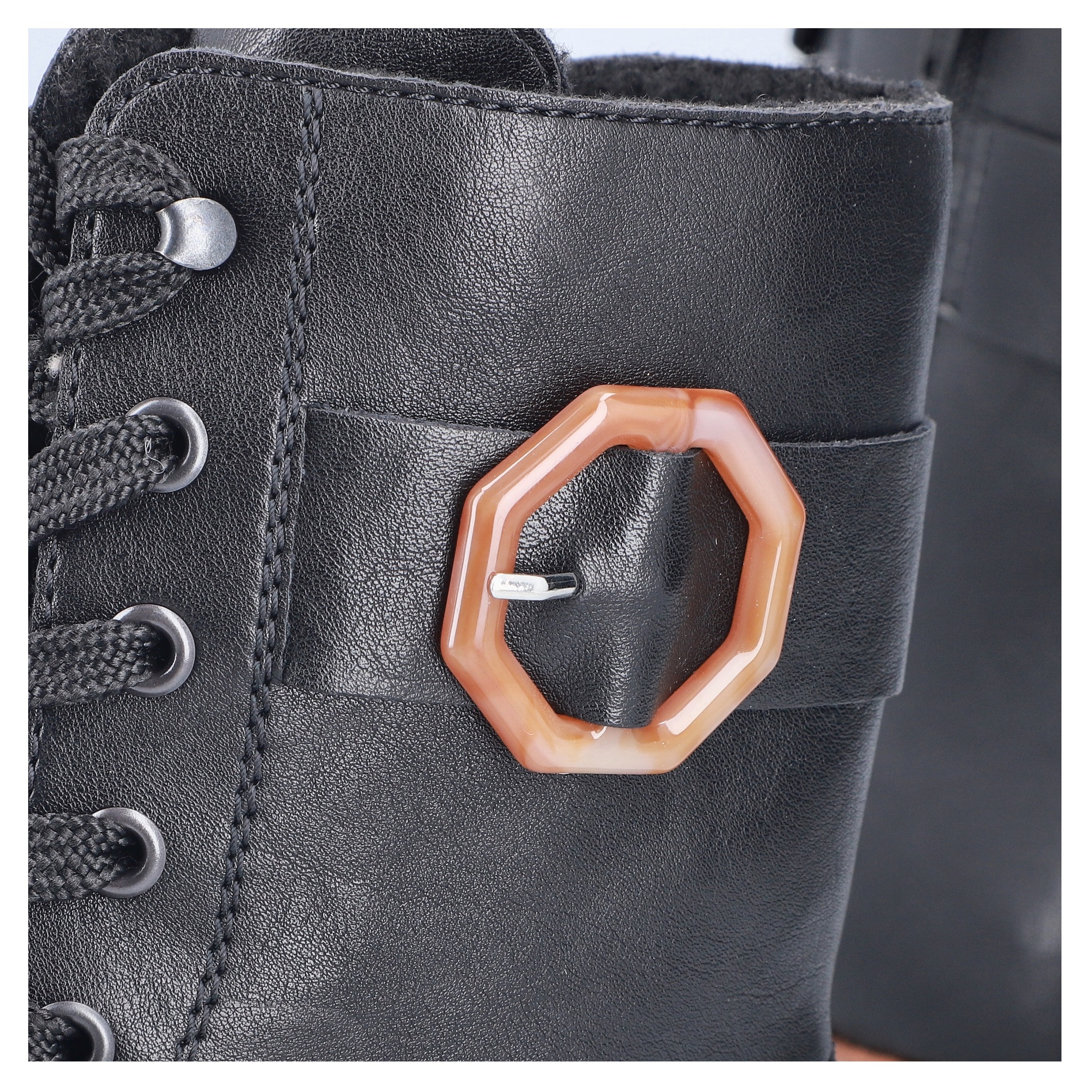 Rieker Winterstiefelette  Schnürboots, Schnürstiefelette, Profilsohle, mit Innenreissverschluss