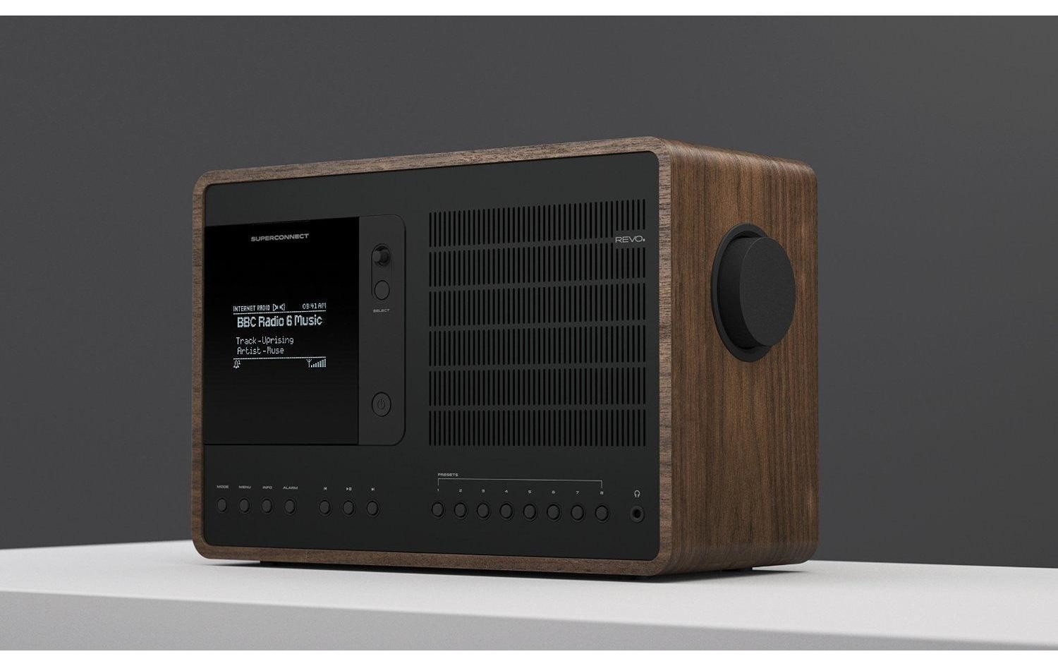 Revo Radio »SuperConnect Walnuss/Schwarz« ( )
