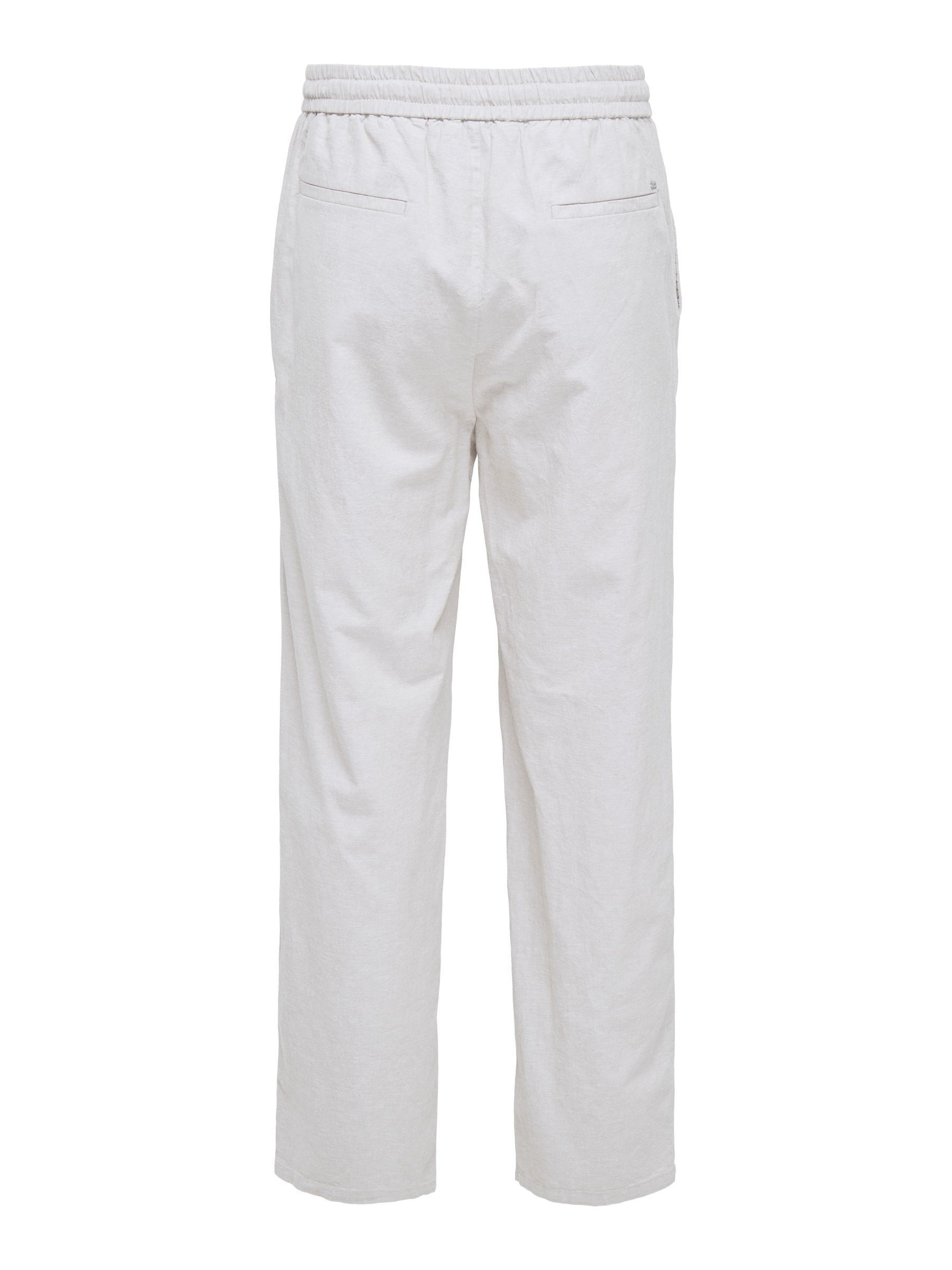 ONLY & SONS Pantalon à enfiler »ONSSINUS LOOSE 0007 COT LIN PANT NOOS«  Baumwolle mit Leinen, locker geschnitten
