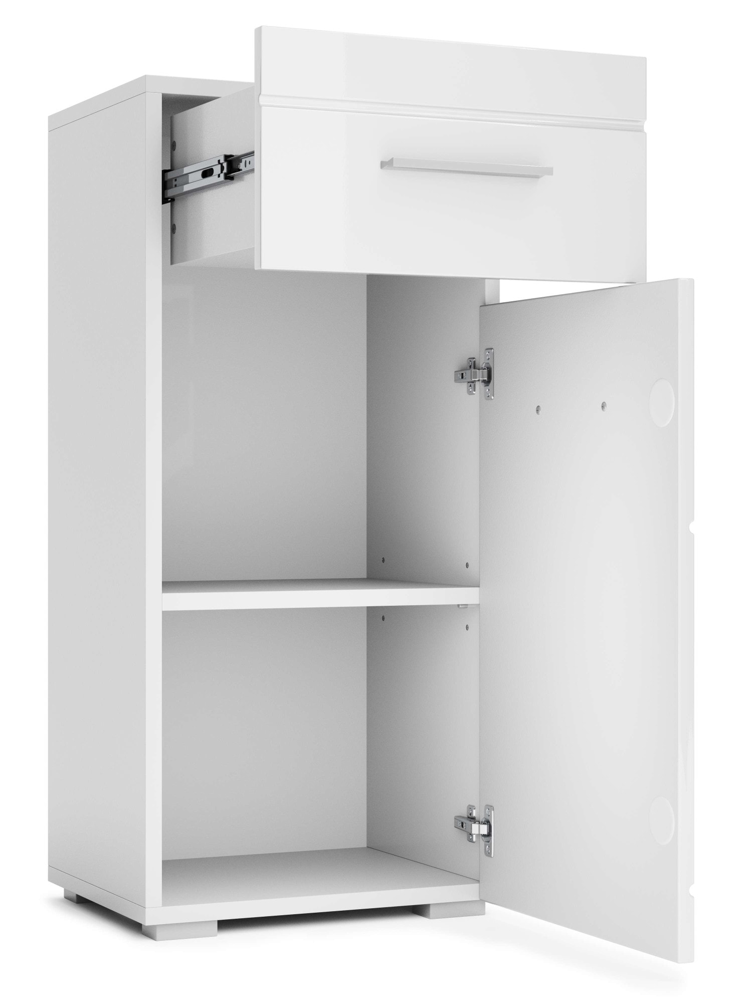GOODproduct Armoire basse »Föhr« minimaliste, intemporel, brillant