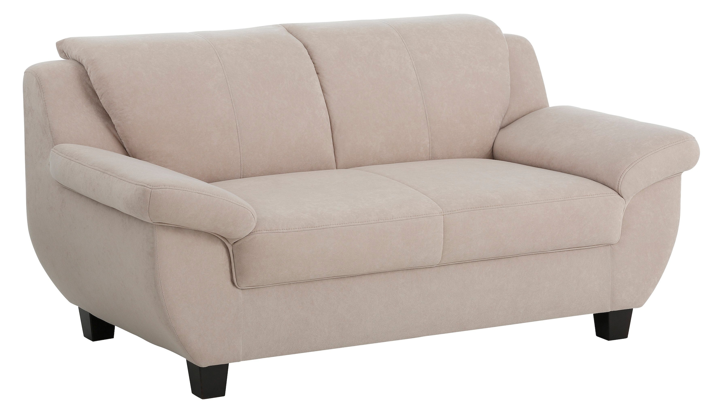 Home affaire 2-Sitzer »Yesterday Couch, B/T: 159/91 cm, belastbar bis 140kg/ Sitz« Microfaser, natur