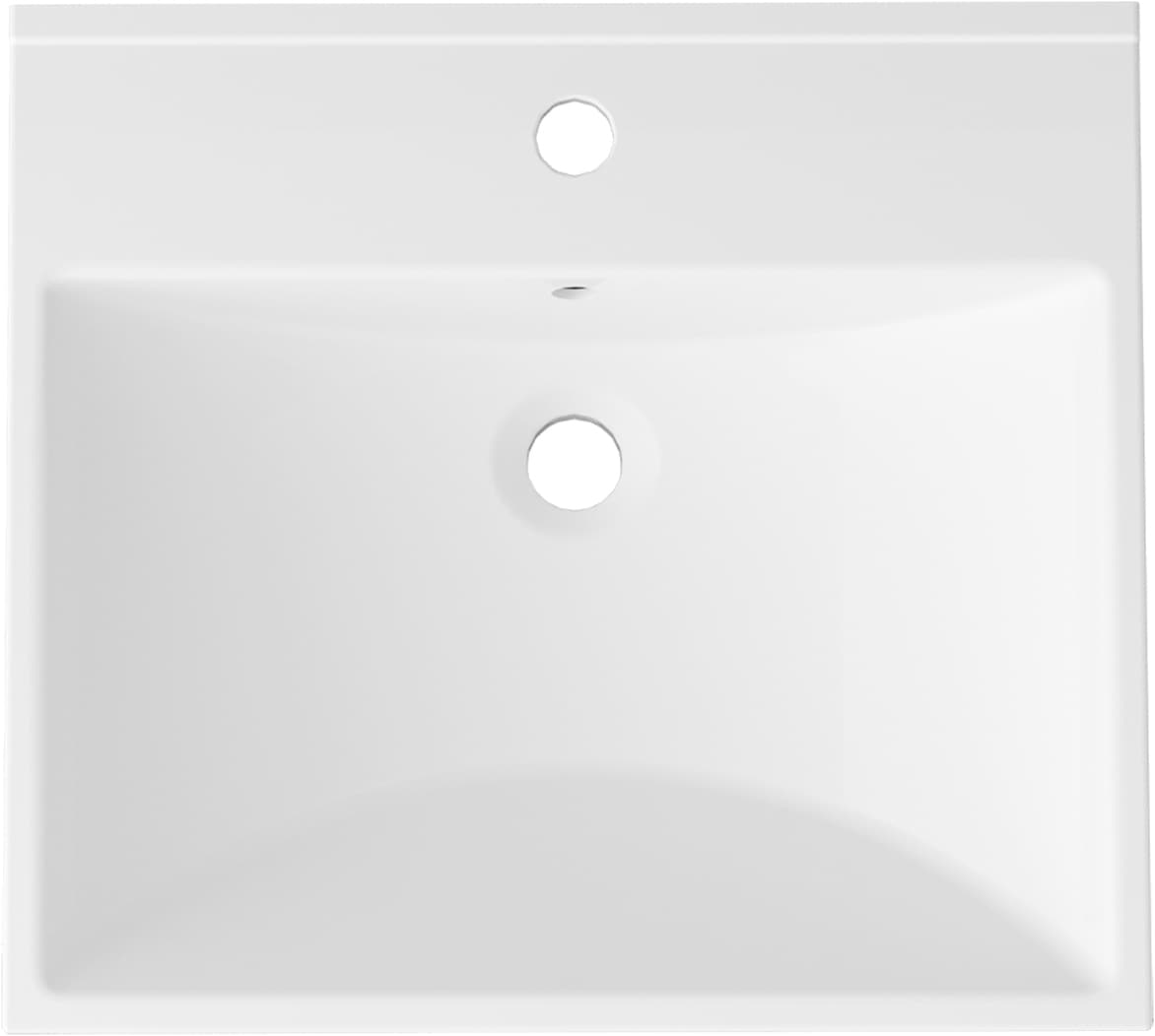 welltime Vasque à encastrer »Trento Deluxe« Disponible avec nano glaçure en 51, 61, 81, 101 et 121 cm.