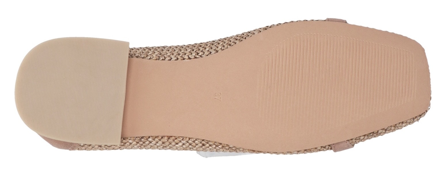 Caprice Ballerine  , Blockabsatz, Bequemschuh, Businessschuh mit Schmuckelement