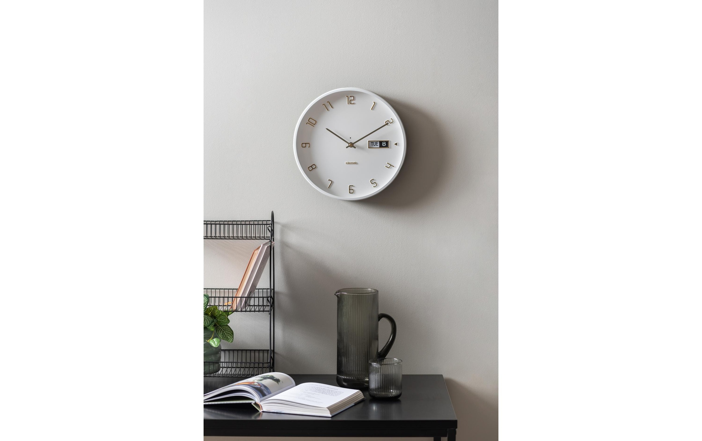 Karlsson Horloge murale »Data Flip 30 cm«