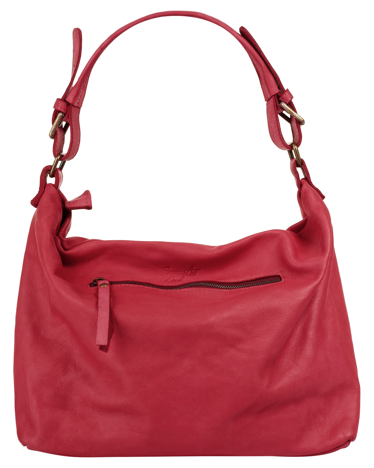 Samantha Look Shopper echt Leder, Made in Italy