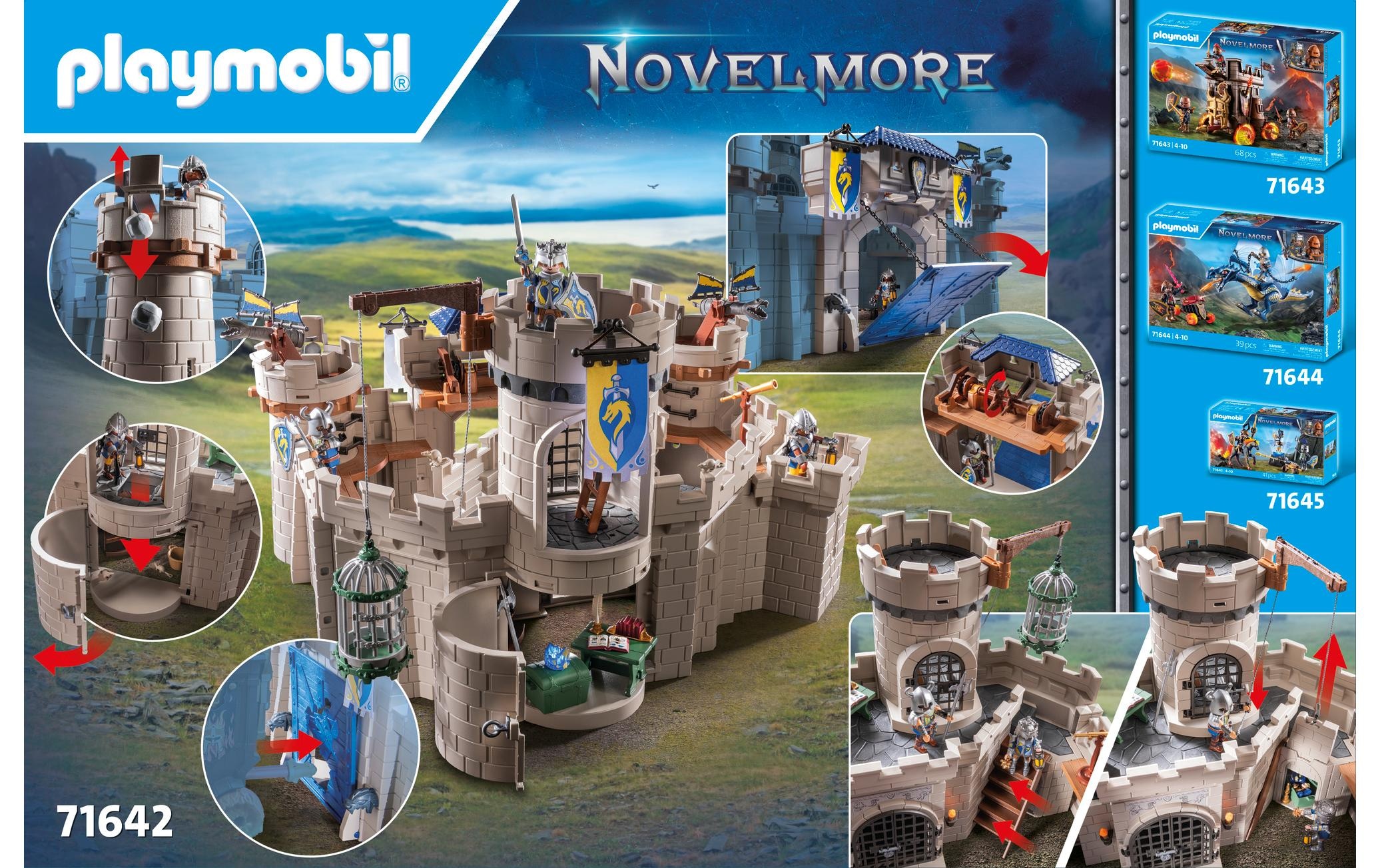Playmobil® Briques de jeu »Novelmore Arwynns Burg 71642«