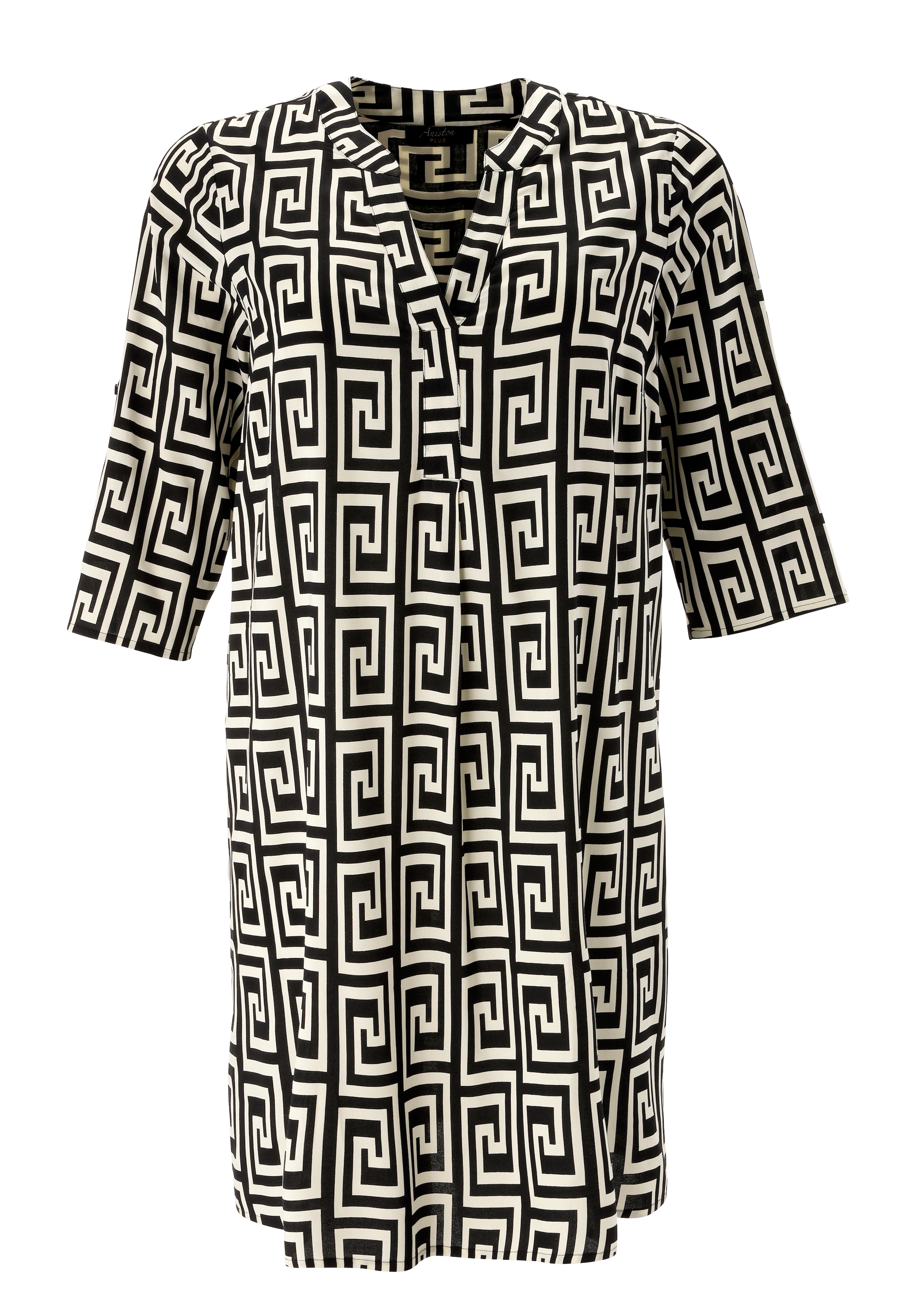 Aniston PLUS Robe chemisier in graphischen Print - NEUE KOLLEKTION