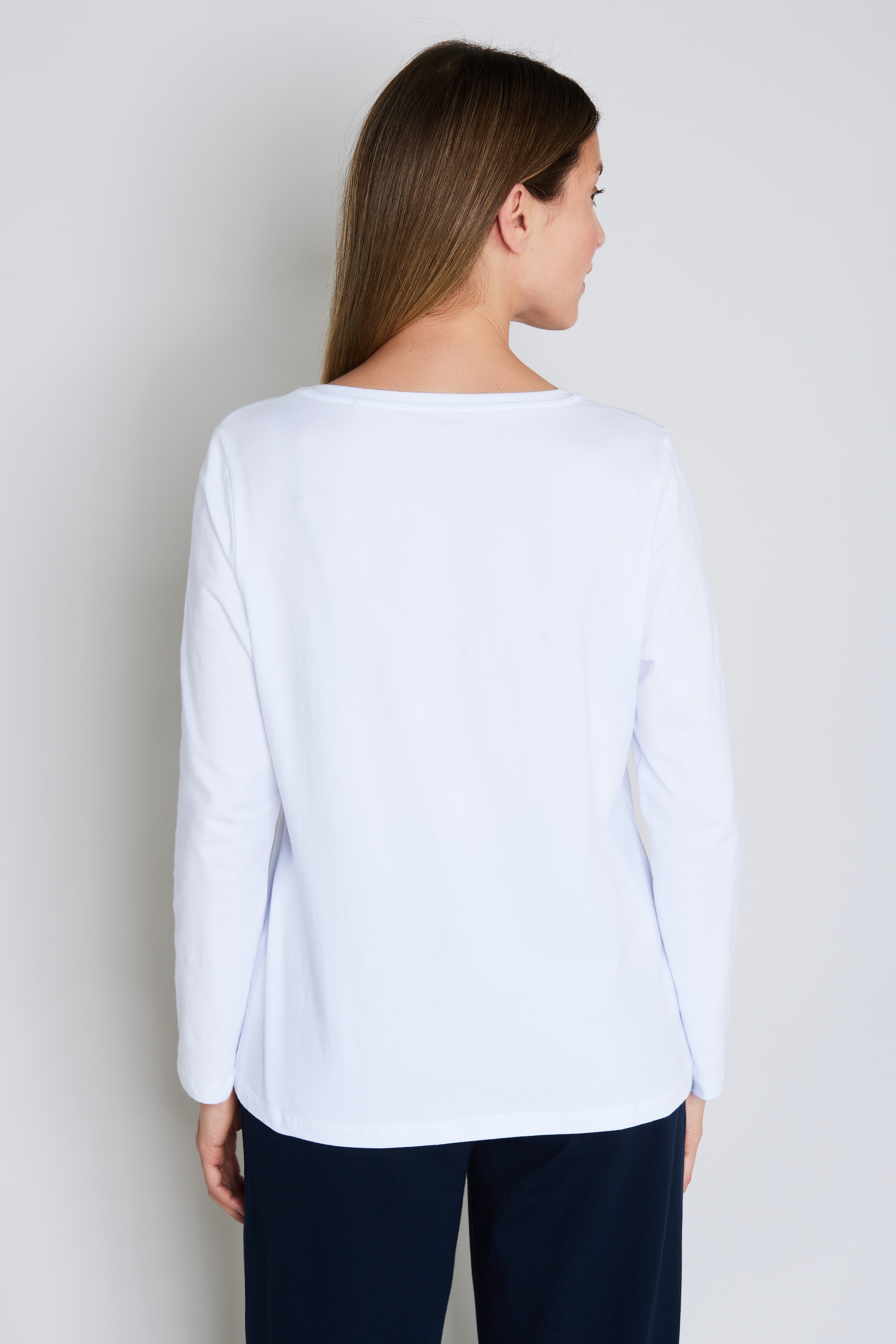 JOOP! Langarmshirt »Cosy«, mit Rundhalsausschnitt

