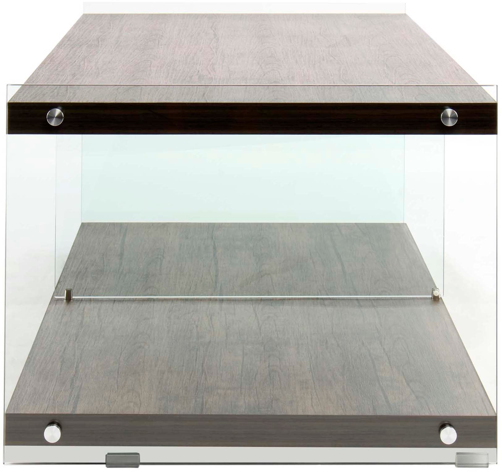 Kayoom Meuble TV »TV-Tisch Elementary, eckige Form, viel Ablagefläche« 1 cuis tlg. table TV, verre trempé, facile d’entretien