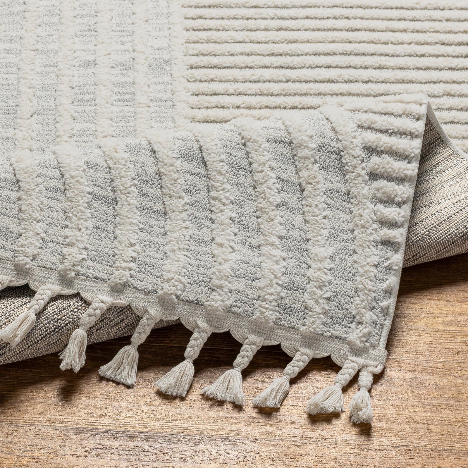 Livabliss Tapis »ZAMBIA« Rectangulaire 19 mm Höhe Skandi Design, Modern Boho Kurzflor Wohnzimmerteppich, Schlafzimmer