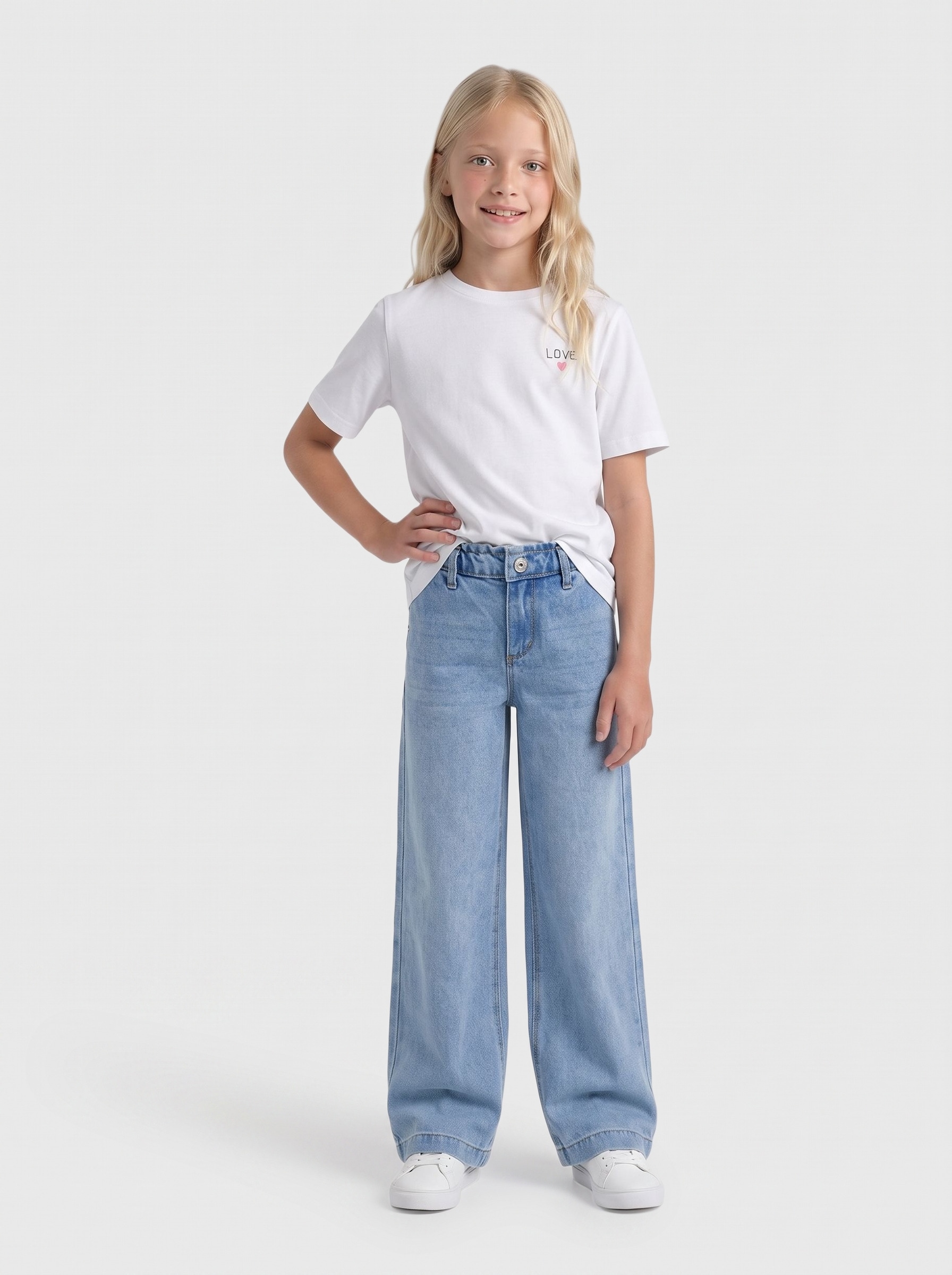 KIDS ONLY T-shirt »KOGREX FLOWER S/S TOP JRS 2-PACK« Paquet, 2 Avec motifs poitrine mignons