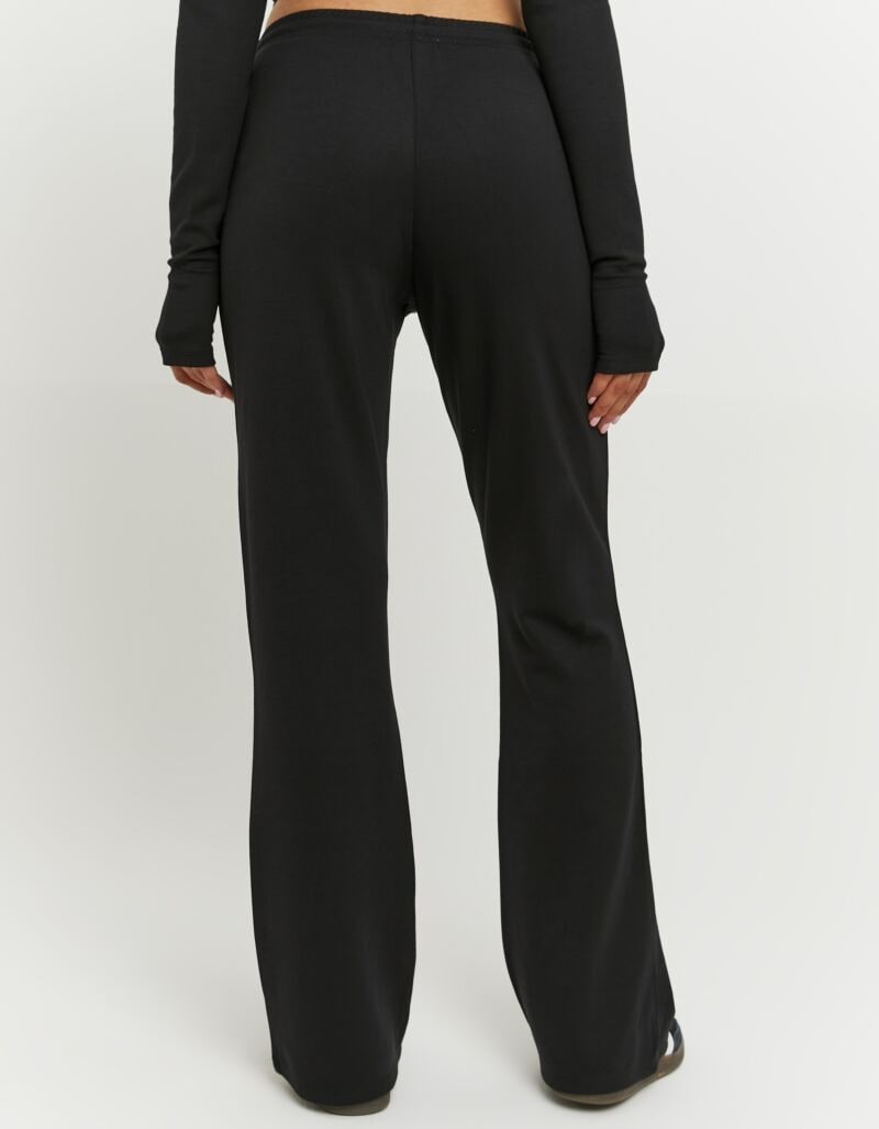 Tally Weijl Sweathose »SPAPEJACIN«  Materialmix, mit ausgestelltem Bein und Bindeband