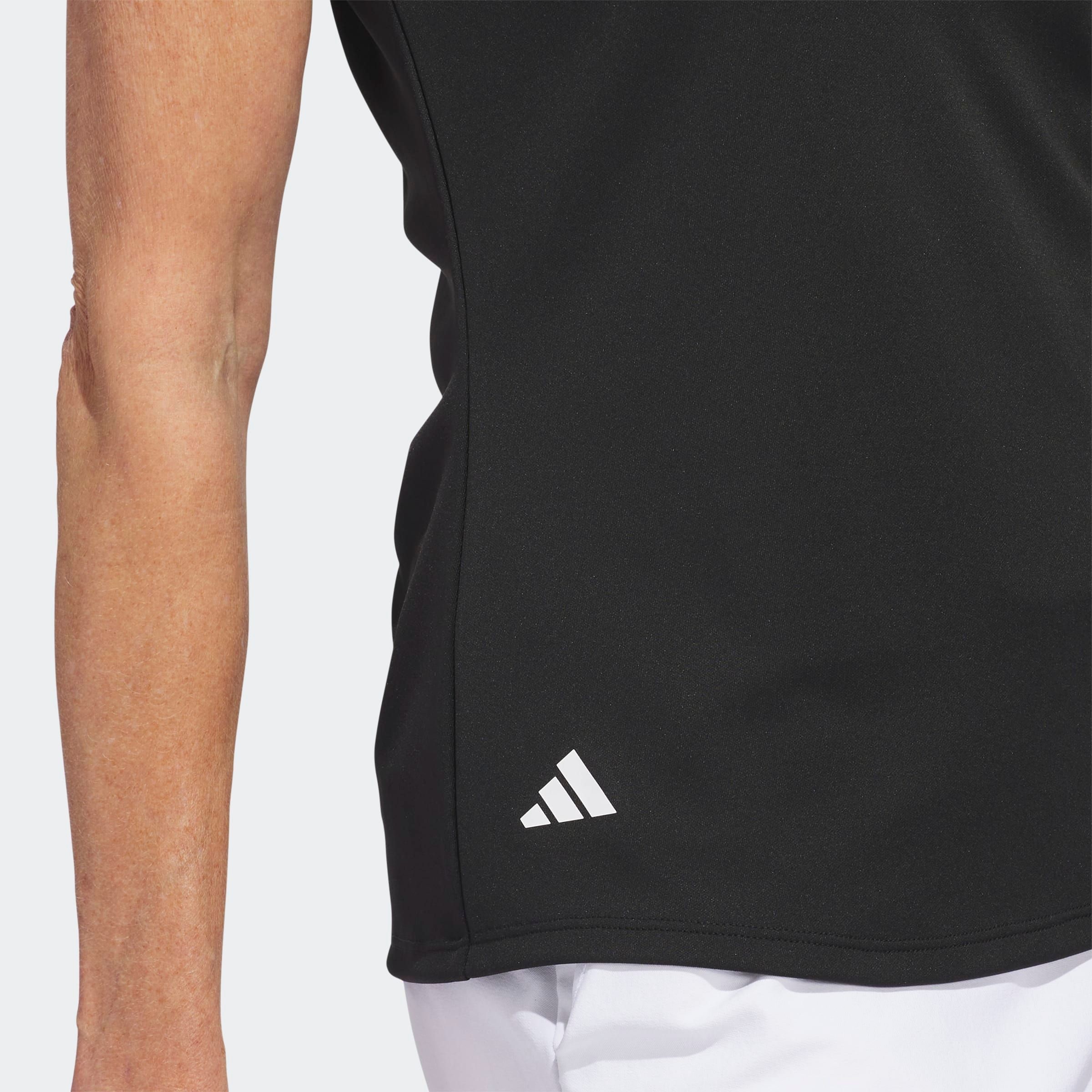 adidas Performance Poloshirt »SOLID PERFORMANCE SHORT SLEEVE FÜR DAMEN« mit Druckknopfverschluss, aus Polyester, leichtes Pikeematerial