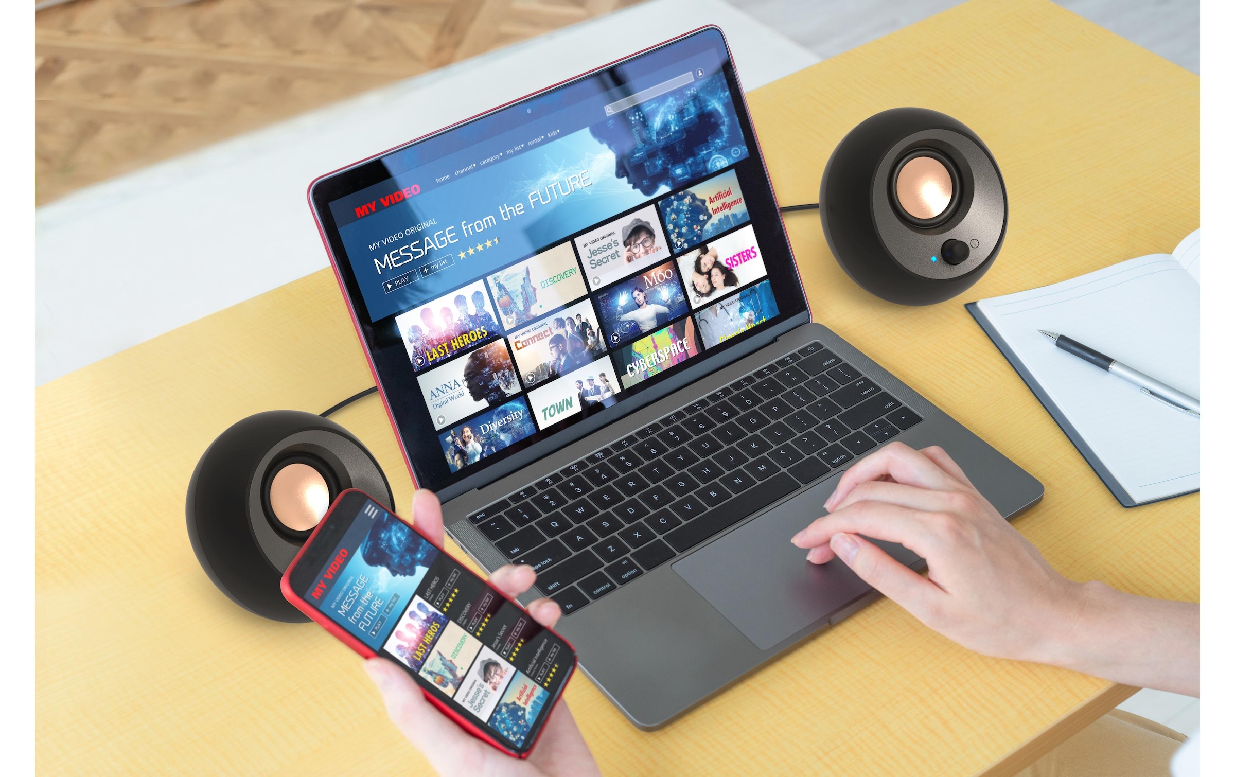 Creative PC-Lautsprecher »Pebble V3« 2.0 (Bluetooth Lautstärkeanpassung 8 W) Bluetooth 5.0