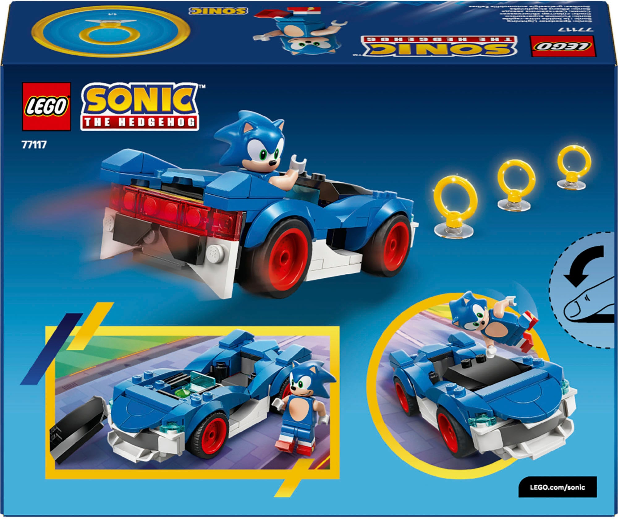 LEGO® Pions de construction »Sonic: Speedster Lightning (77117), LEGO Sonic«