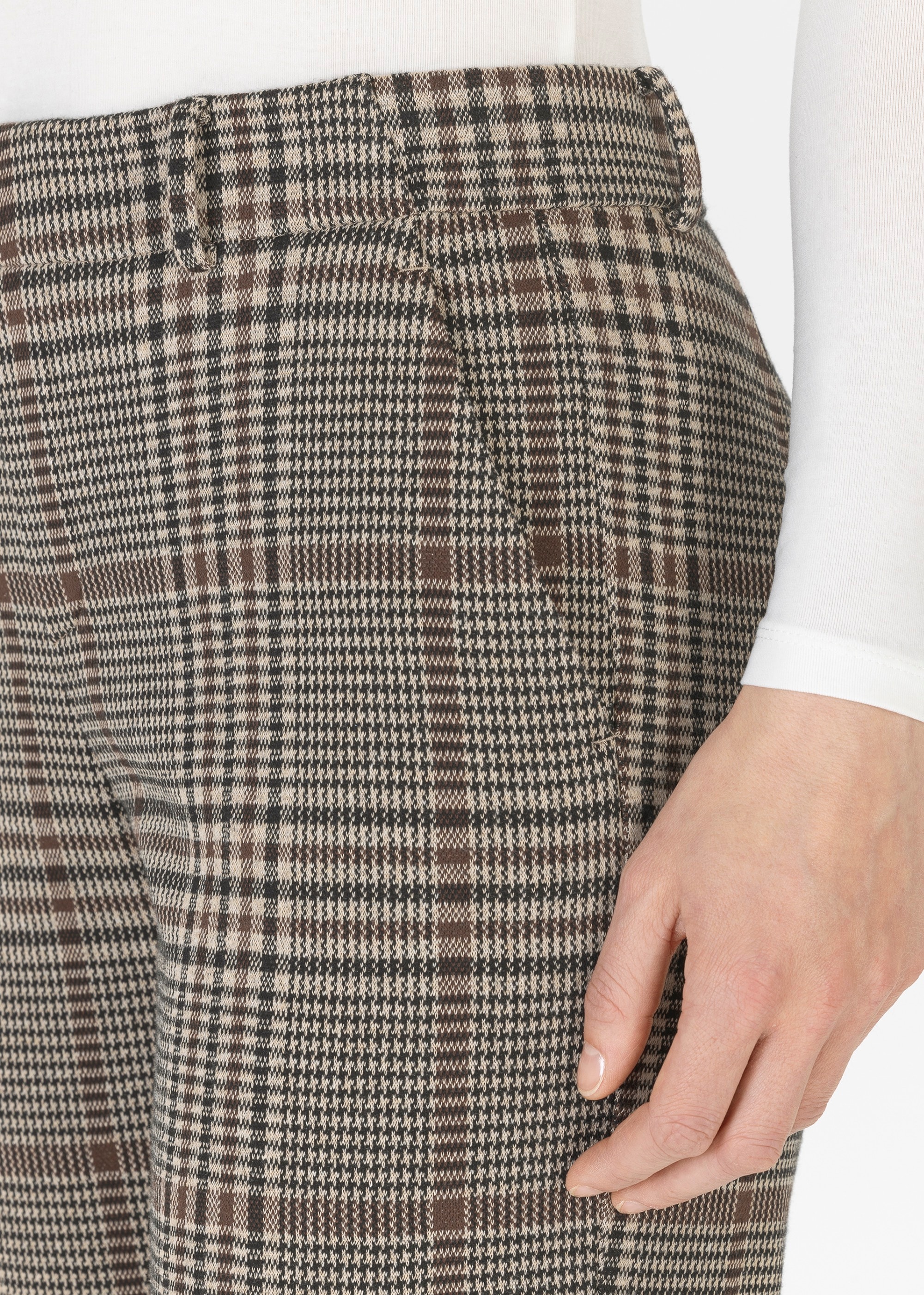Stehmann Stoffhose »Fenja«  kariert, im Karo-Look und mit Bundfalte